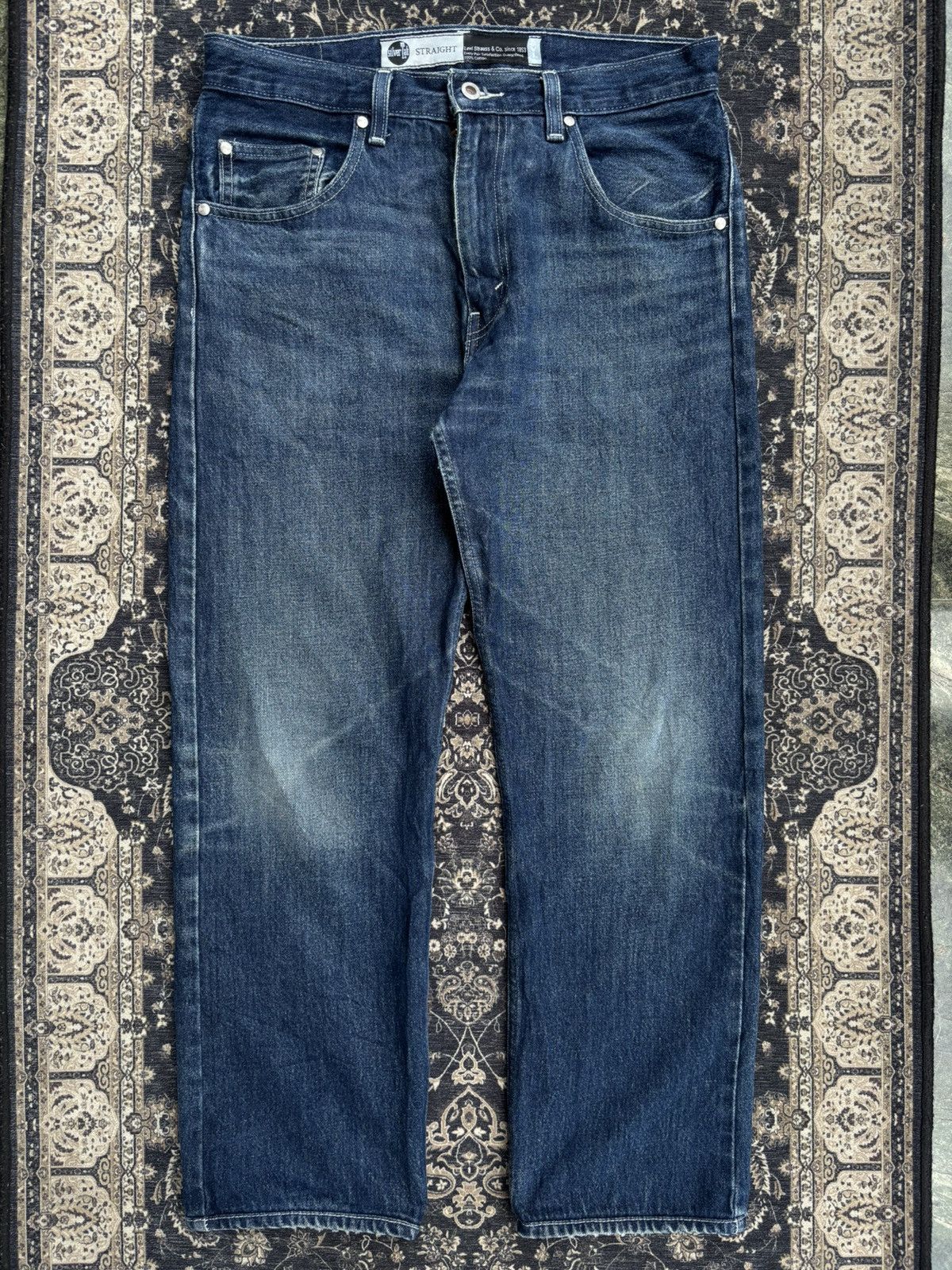 Levi's Levi's Silver Tab Straight Fit Denim Indigo Jeans Pants Size US 32 / EU 48 - 1 Thumbnail