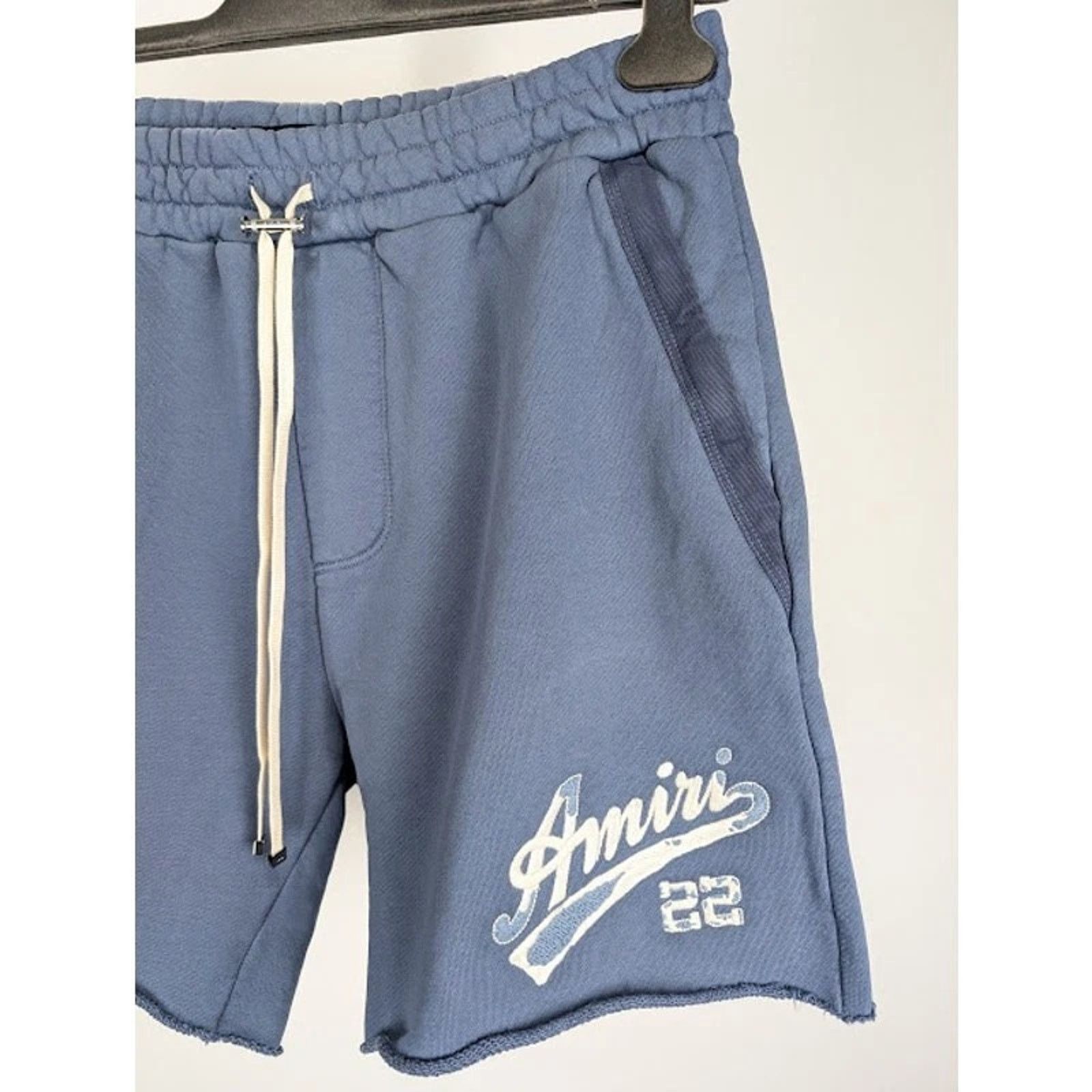 Amiri o1rshd1 22 Shorts in Bluefin Size US 38 / EU 54 - 6 Thumbnail