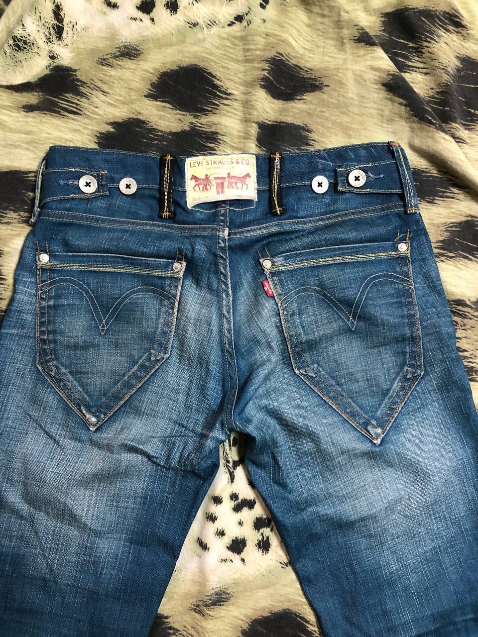 Levi's Vintage Thrashed Baggy Levi’s 519 Carpenter Jeans Size US 30 / EU 46 - 15 Thumbnail