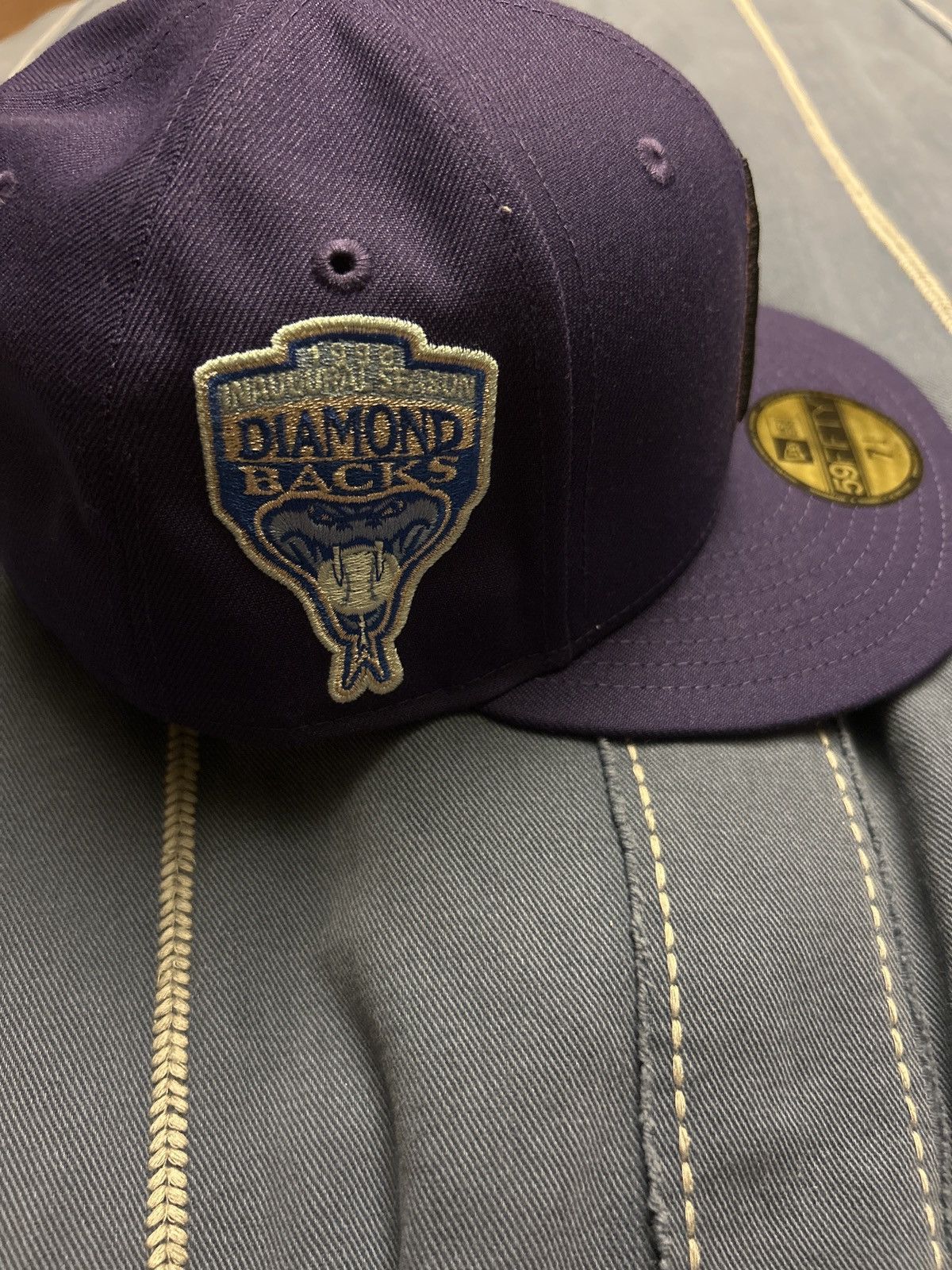 Hat Club × New Era Arizona Diamondbacks 7 1/4 Purple Fitted Hat Size ONE SIZE - 2 Thumbnail