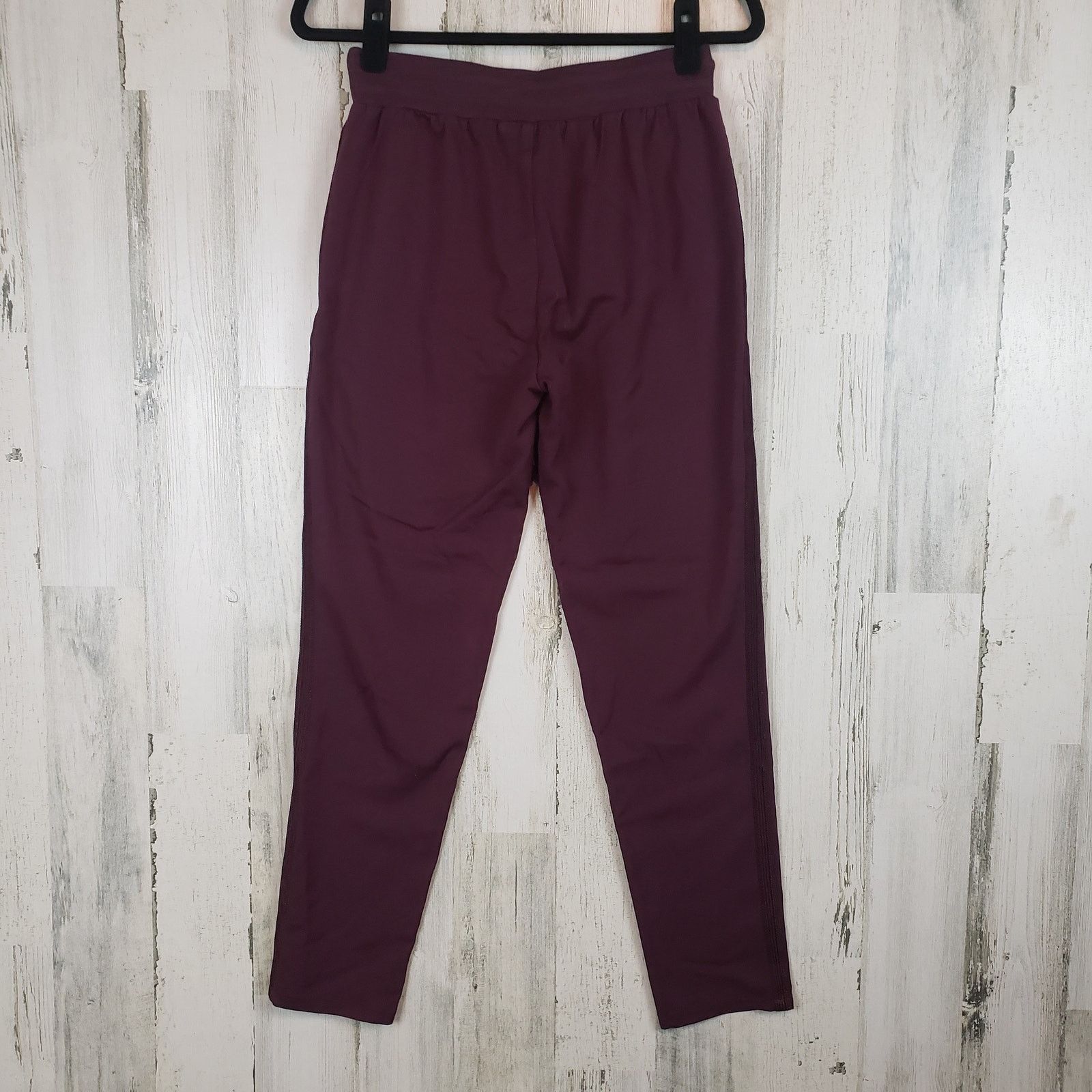 Other NWT Color Block Burgundy Purple Stretchy Lounge Pants 4 Size 27" / US 4 / IT 40 - 9 Thumbnail