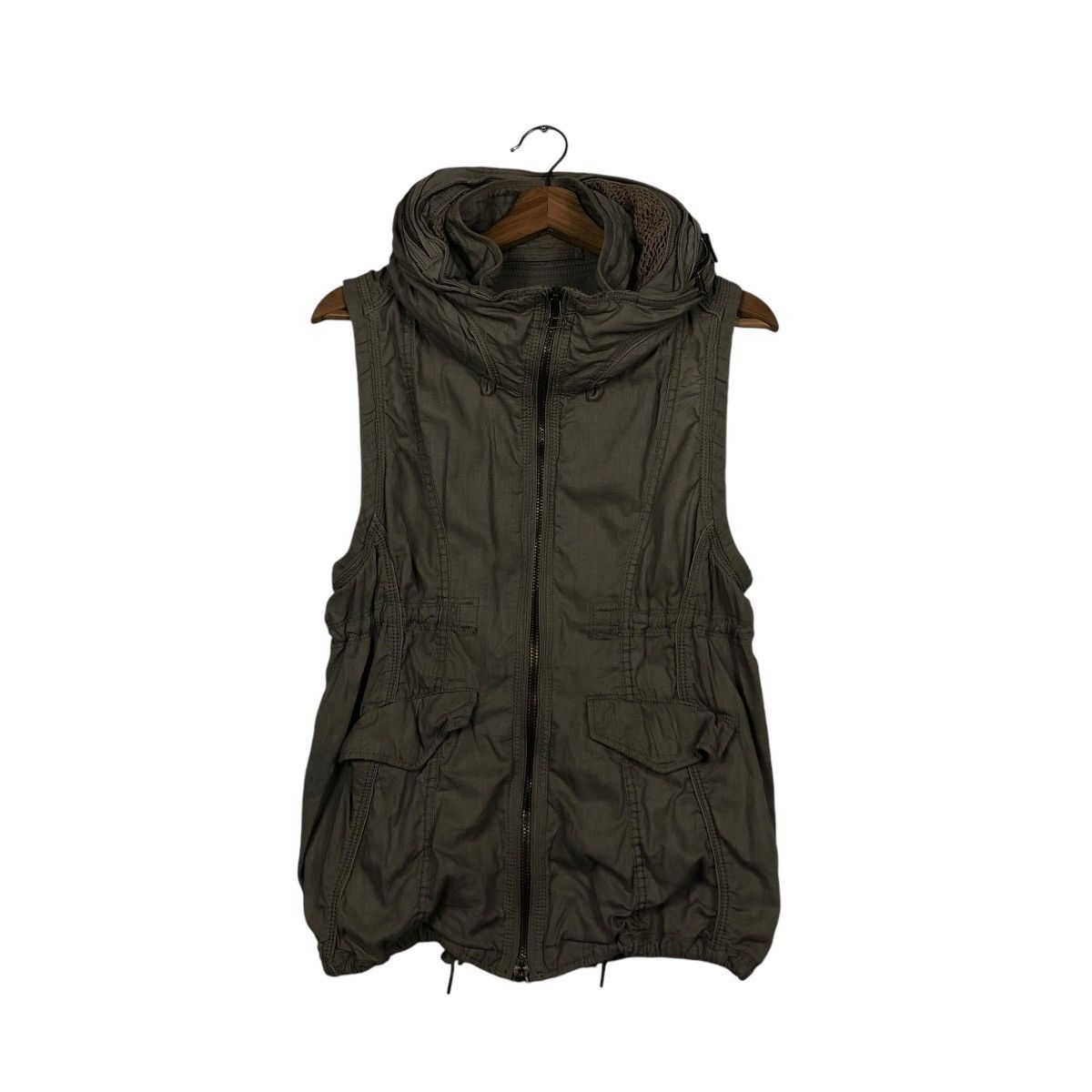Japanese Brand 🔥VINTAGE BIKER VEST JACKET BONDAGE PARACHUTE DESIGN GOA Size US S / EU 44-46 / 1 - 3 Thumbnail