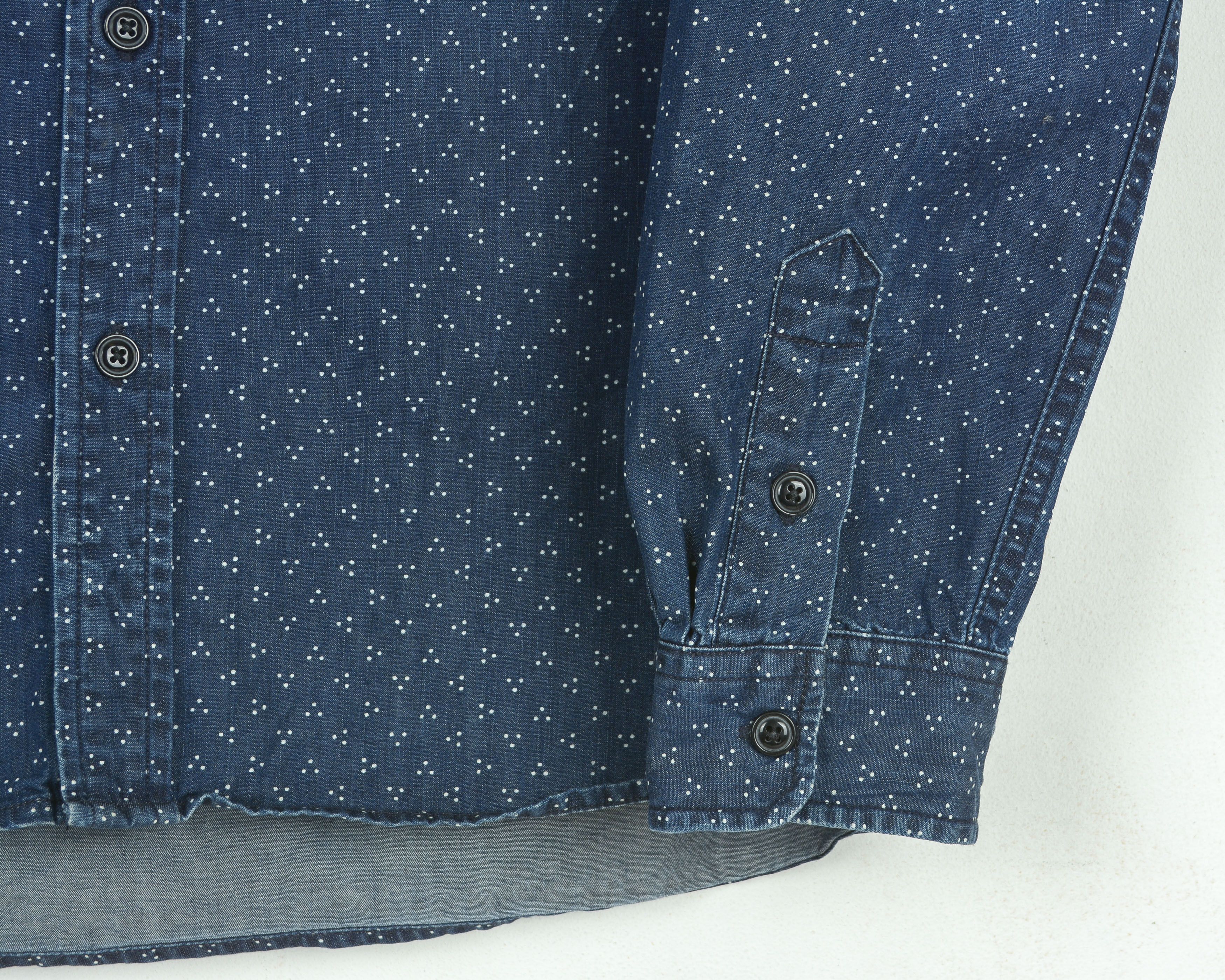Polo Ralph Lauren Jean Shirt Button M Long Sleeved Denim Dress Size US M / EU 48-50 / 2 - 4 Thumbnail