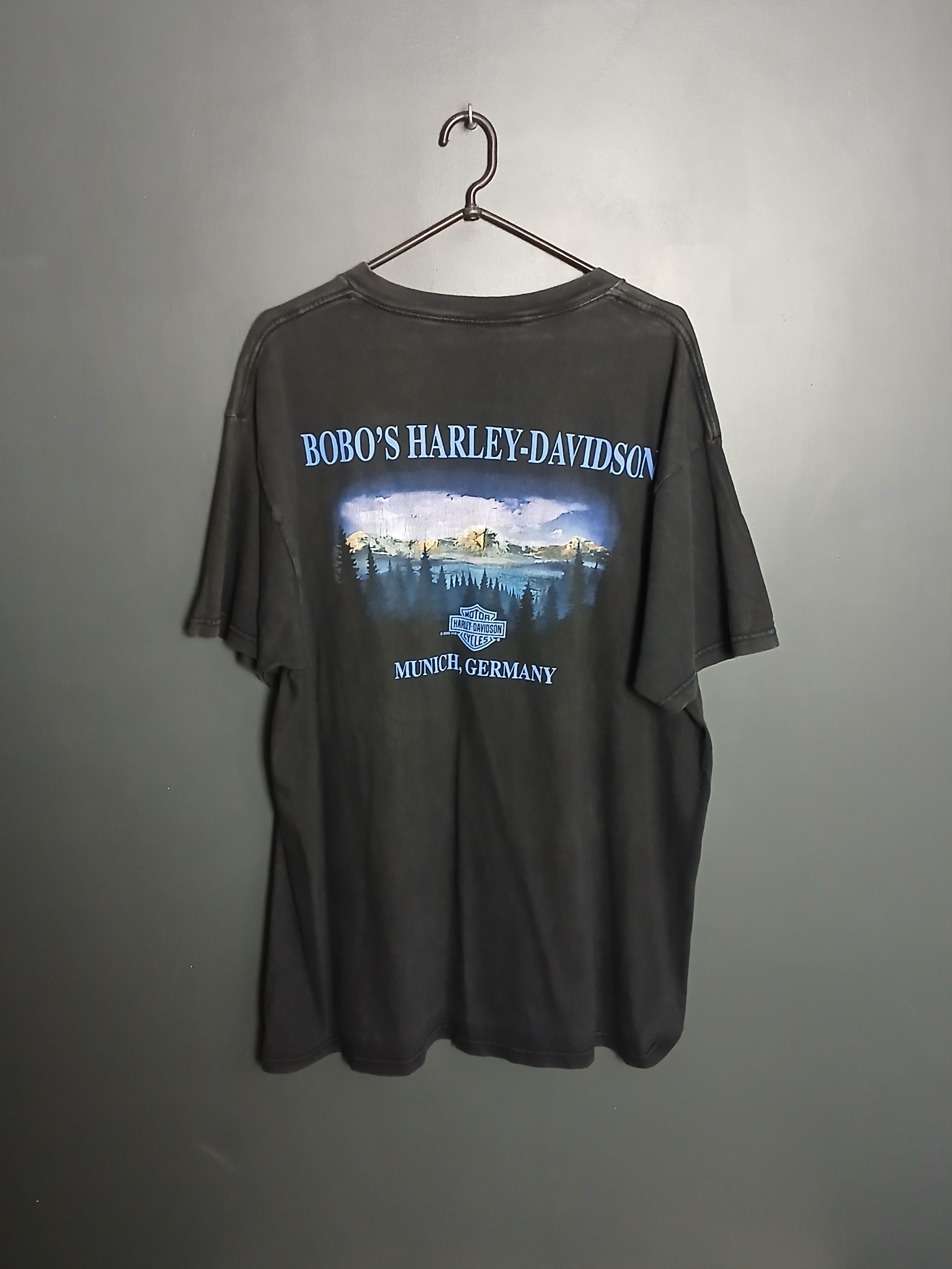 Harley Davidson × Vintage Vintage 2000 Harley Davidson Racing Moto T-Shirt Size US XXL / EU 58 / 5 - 1 Thumbnail