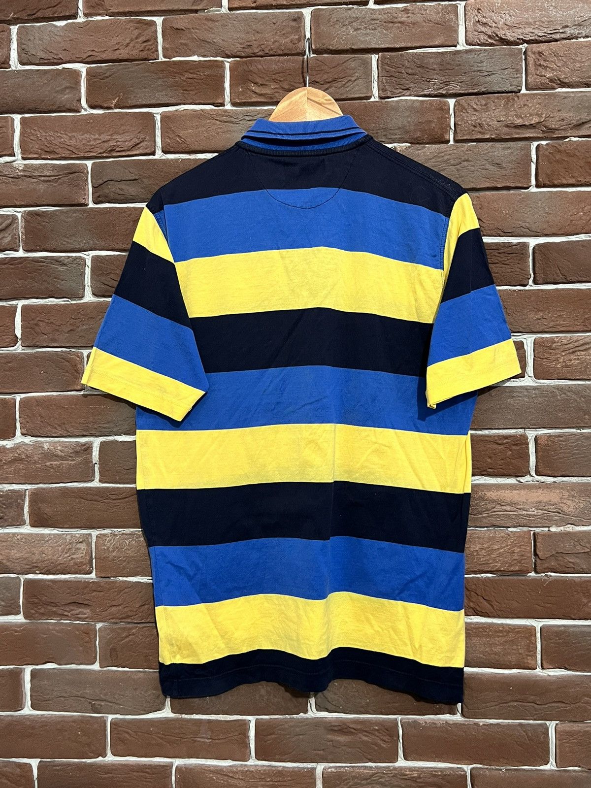 Burberry Vintage 80s Burberrys Vintage Striped Polo Shirt Small Hype Size US S / EU 44-46 / 1 - 2 Thumbnail