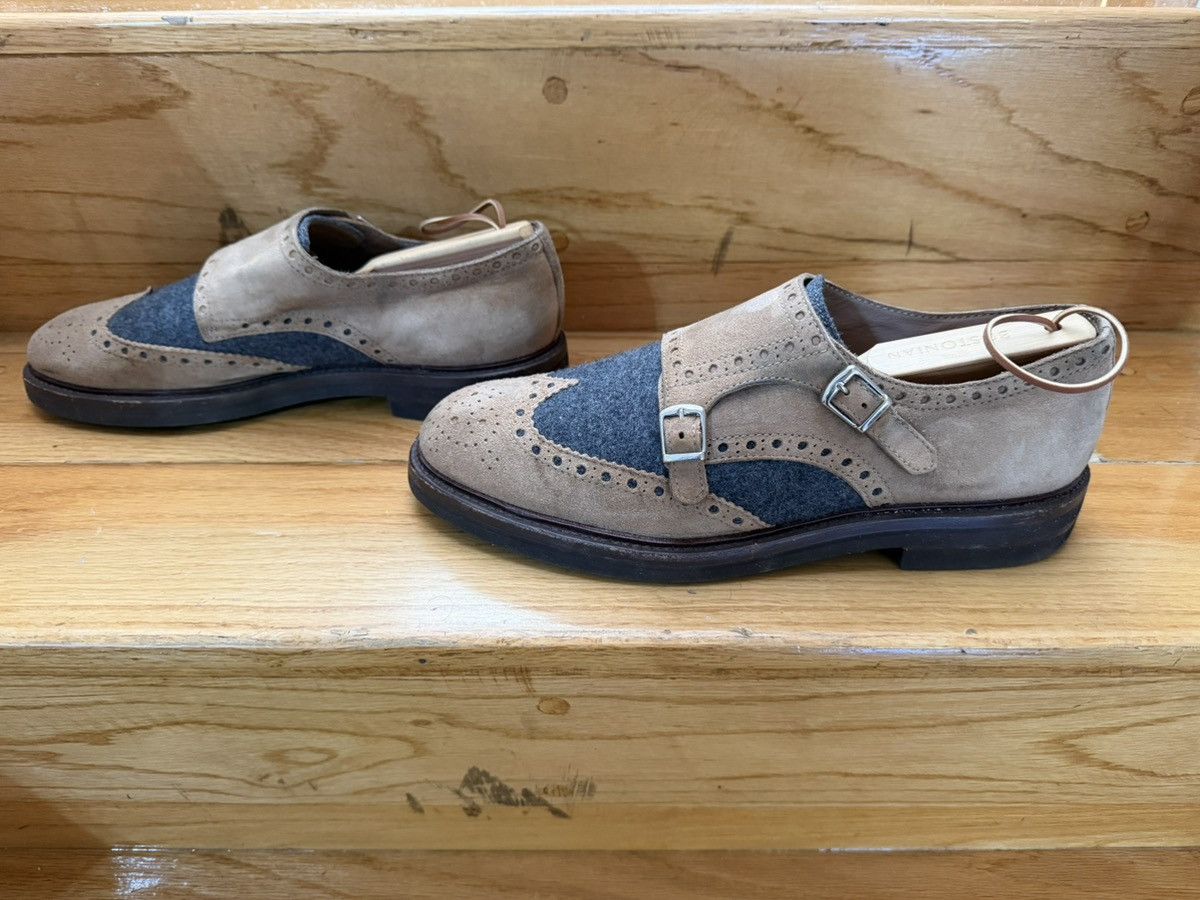 Brunello Cucinelli Brunello Cucinelli Suede Doublemonks Size US 9.5 / EU 42-43 - 4 Thumbnail