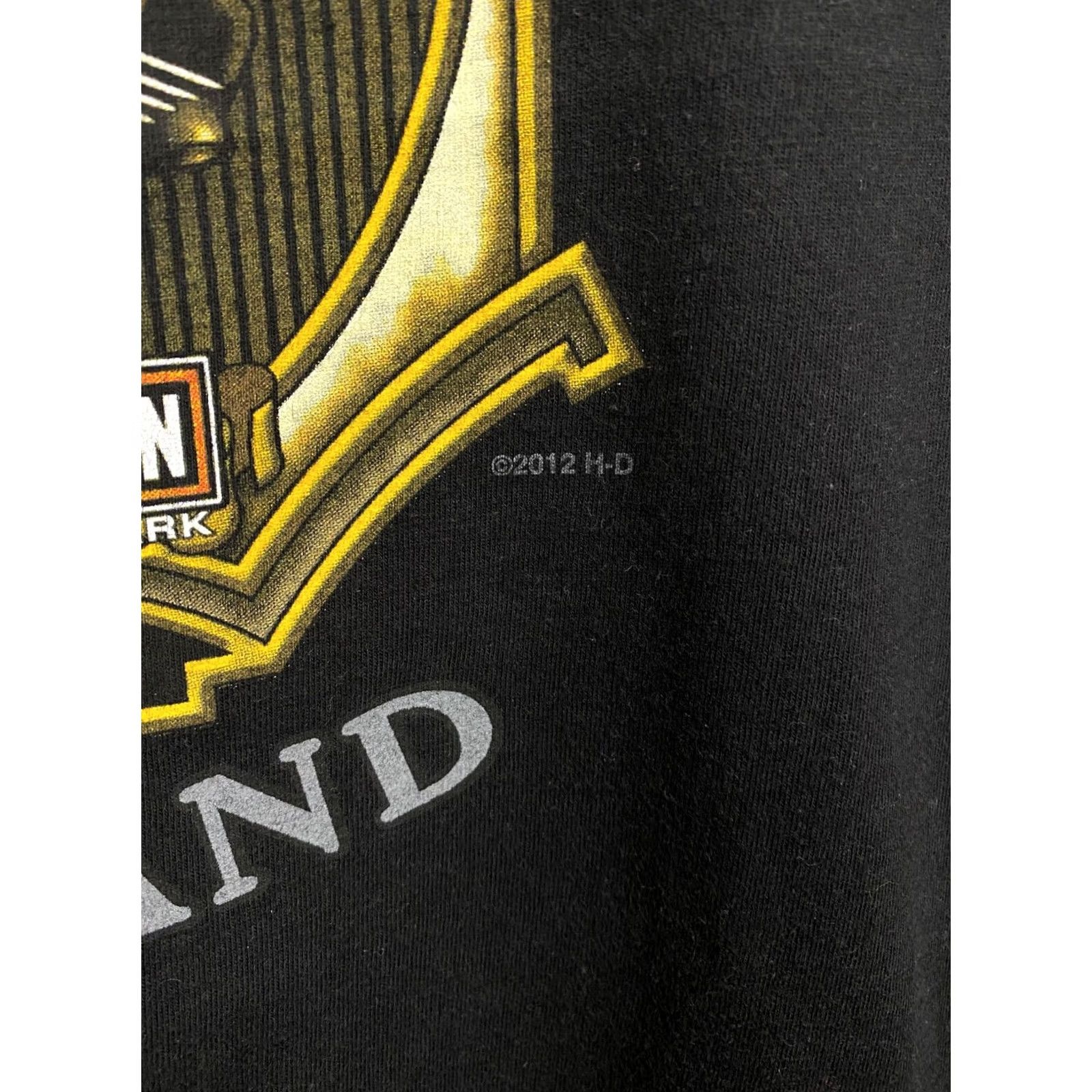 Harley Davidson VINTAGE Harley-Davidson T-Shirt Mens Shirt L Black England Sexy Girl Choppers Y2K Size US L / EU 52-54 / 3 - 6 Thumbnail