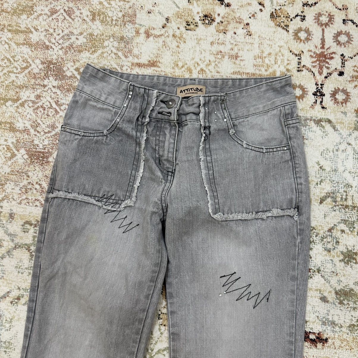 20471120 × If Six Was Nine Vintage Japanese Style Grunge Jeans Y2K Avantgarde Y2K 00s Size 30" / US 8 / IT 44 - 4 Thumbnail