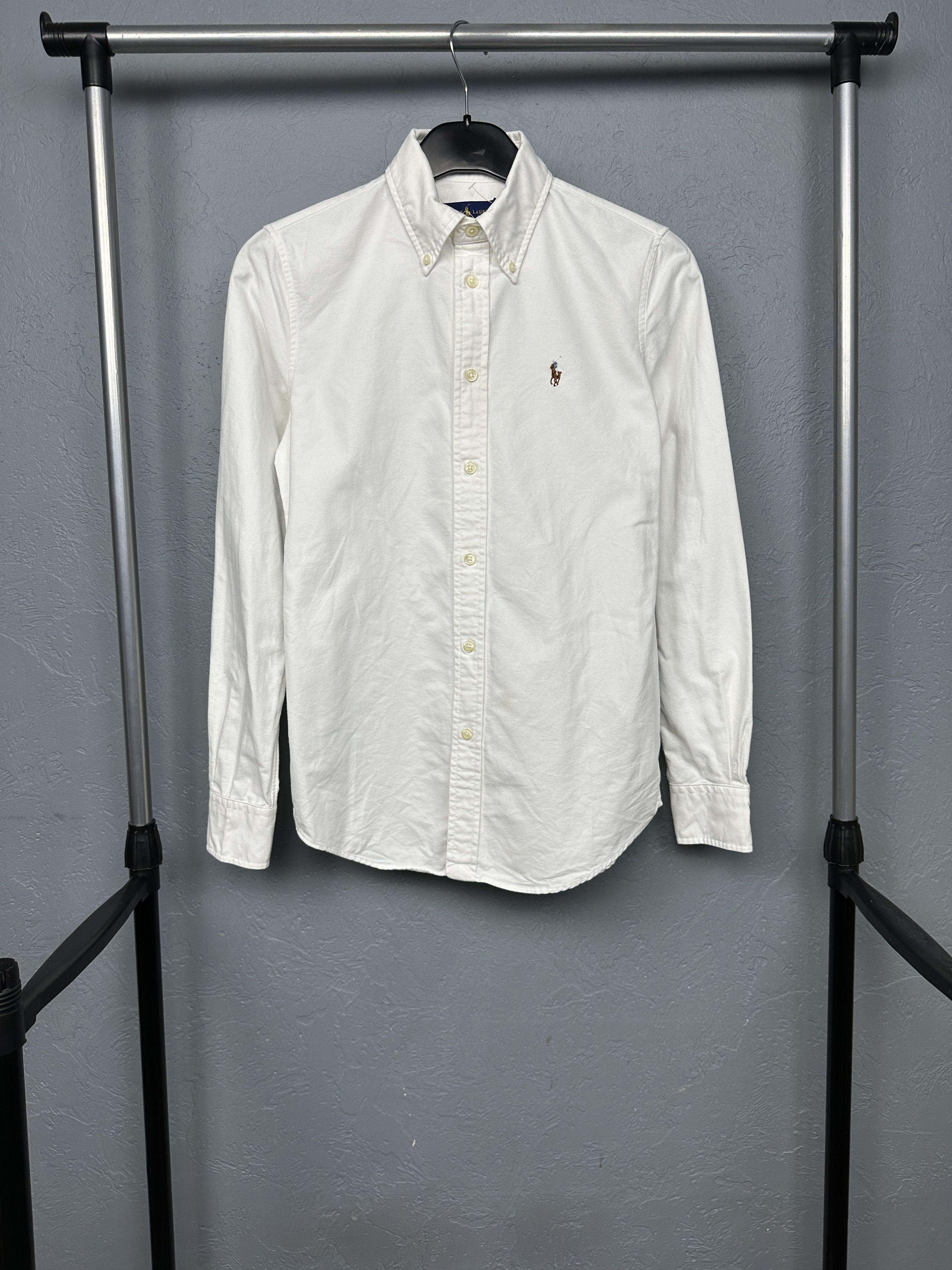 Polo Ralph Lauren Polo Ralph Lauren Mens White Long Sleeve Shirt Size US L / EU 52-54 / 3 - 1 Thumbnail