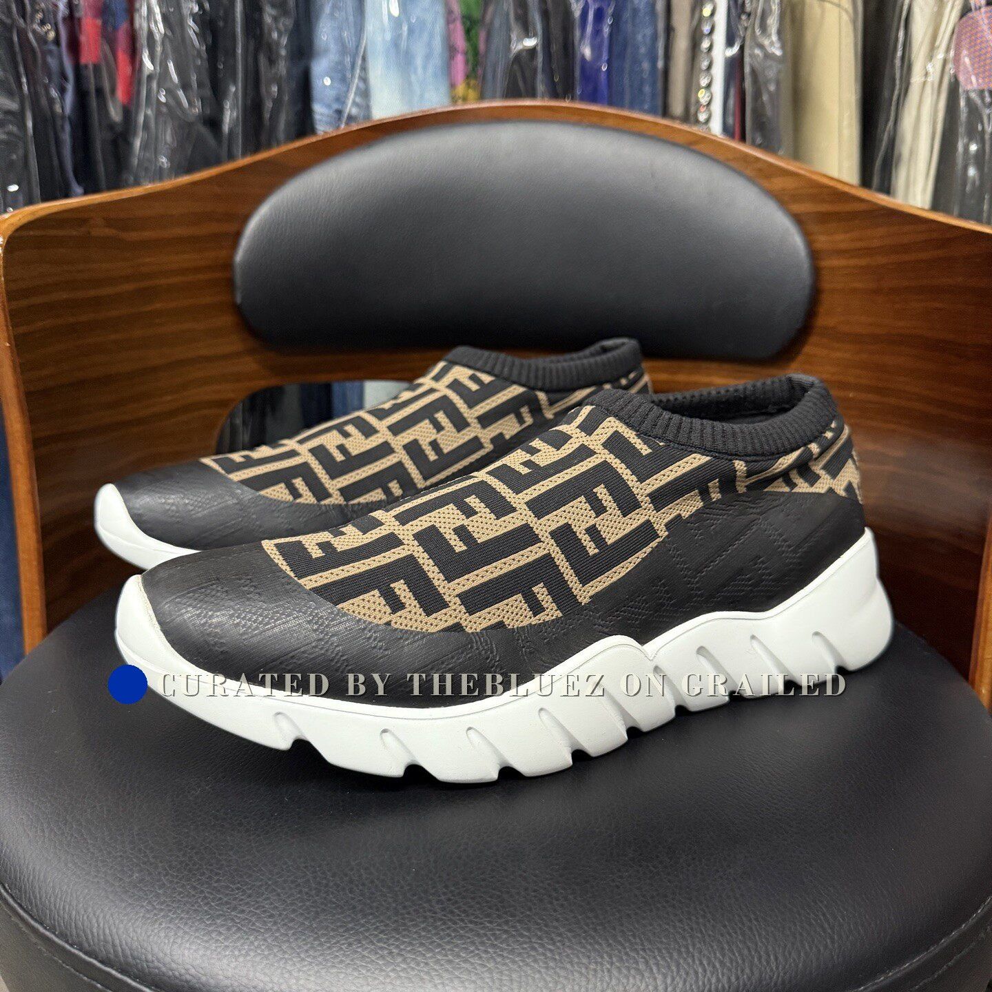 Fendi Fendi Monogram All-over Print Casual Sneakers Size US 10 / EU 43 - 1 Thumbnail