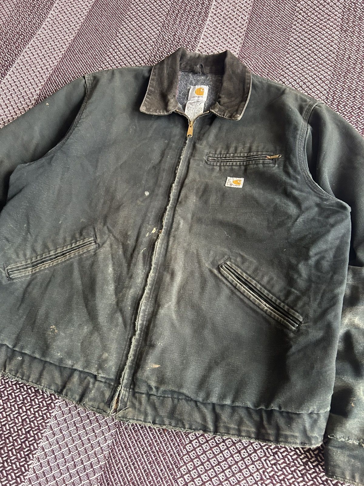 Carhartt Vintage Carhartt Detroit Jacket Workwear Distressed Size XL Size US XL / EU 56 / 4 - 8 Thumbnail