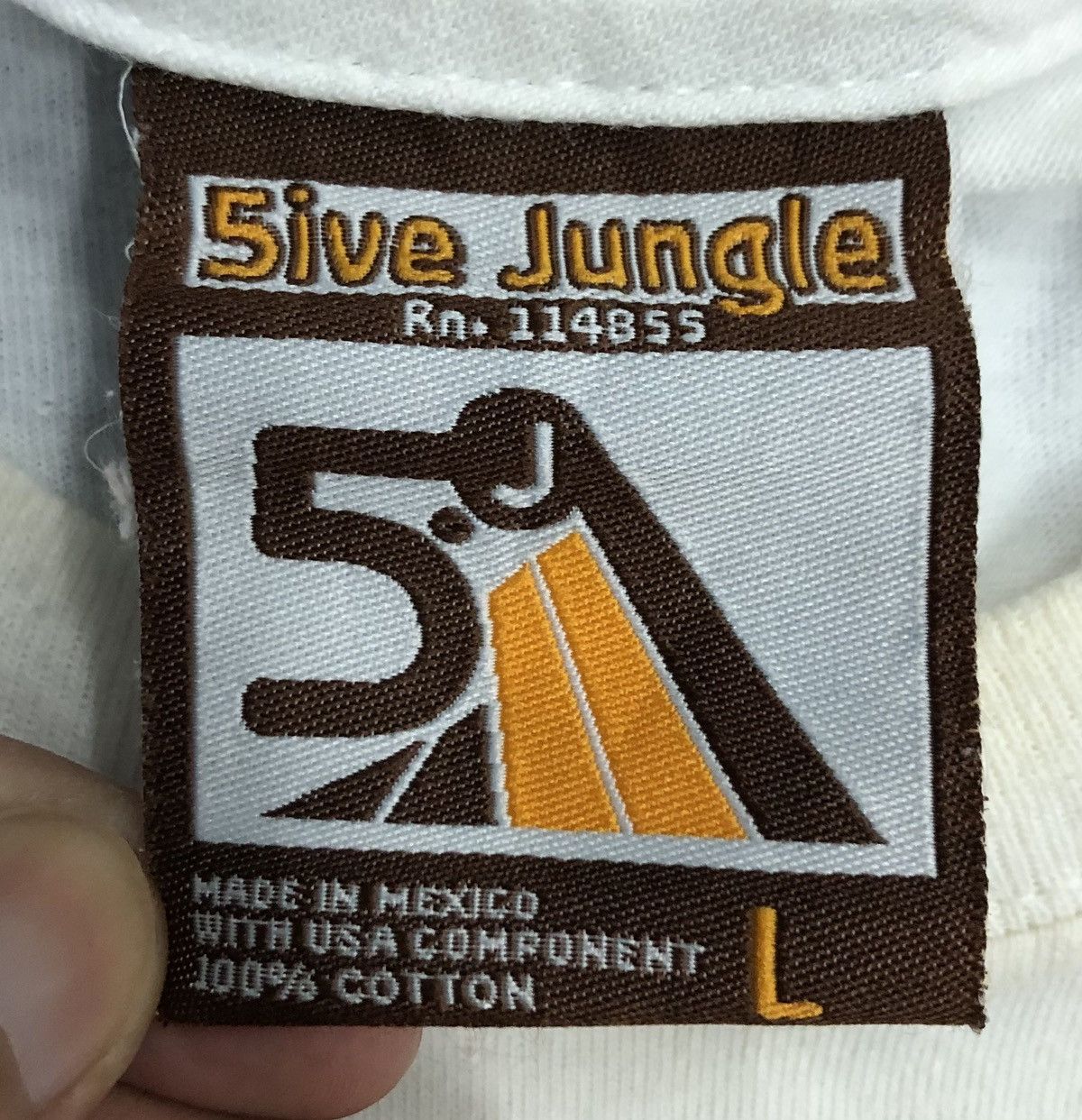 Vintage Vintage 5ive Jungle King's Country "Walk Of Life" T-Shirt Size US L / EU 52-54 / 3 - 7 Thumbnail