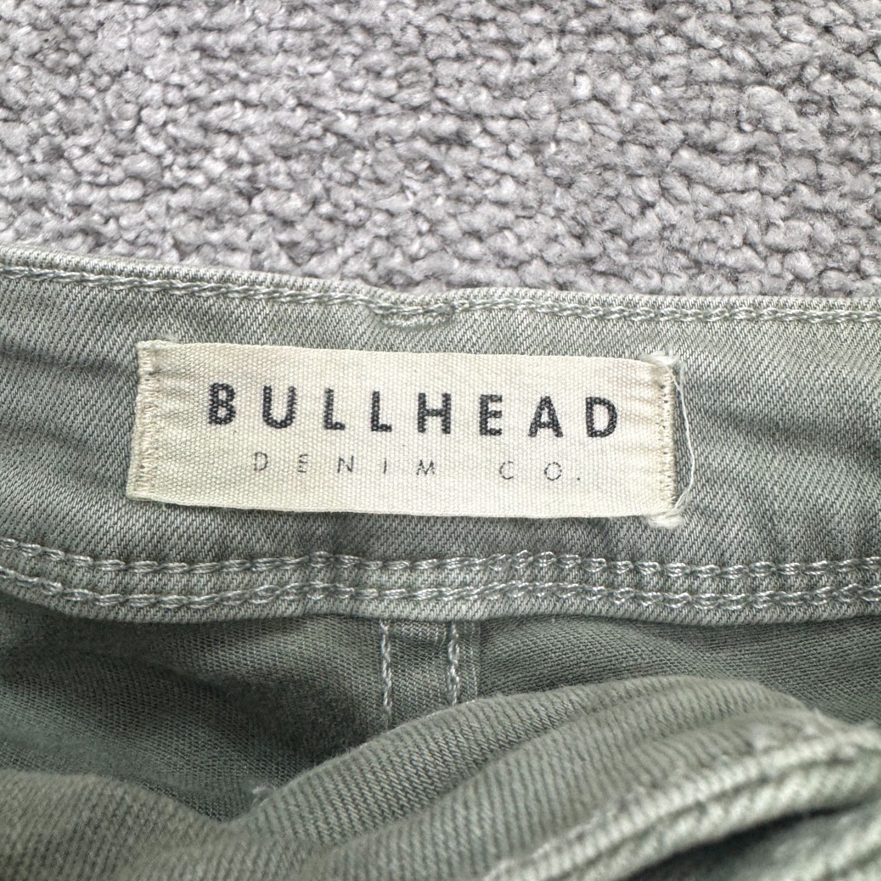 Vintage Bullhead Jeans High Rise Skinny Denim Green 26x27 Adult Regular 26 Green 5-Pocket Womens Size 25" / US 0 / IT 36 - 5 Thumbnail