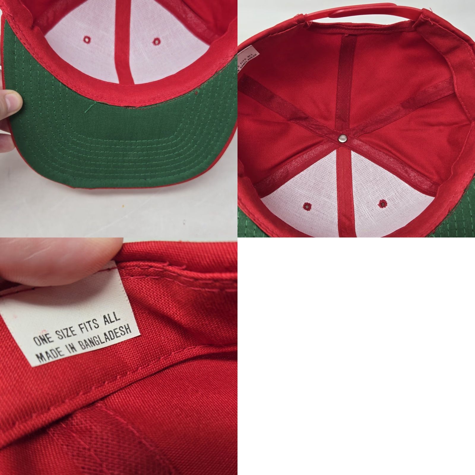 Vintage VINTAGE Sani Dairy Milk Trucker Hat Pennsylvania Red Snapback Adjustable Hat Men One Size Red Snapback Adjustable Vintage Size ONE SIZE - 8 Thumbnail