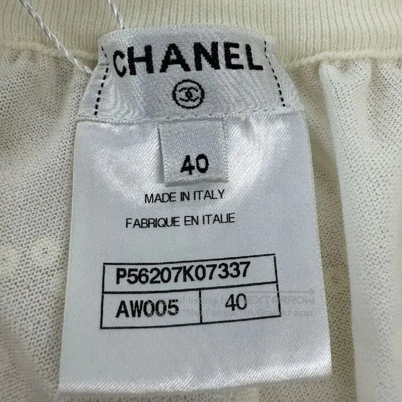 Chanel Chanel White Cotton Midi Skirt . Size 35" - 4 Thumbnail