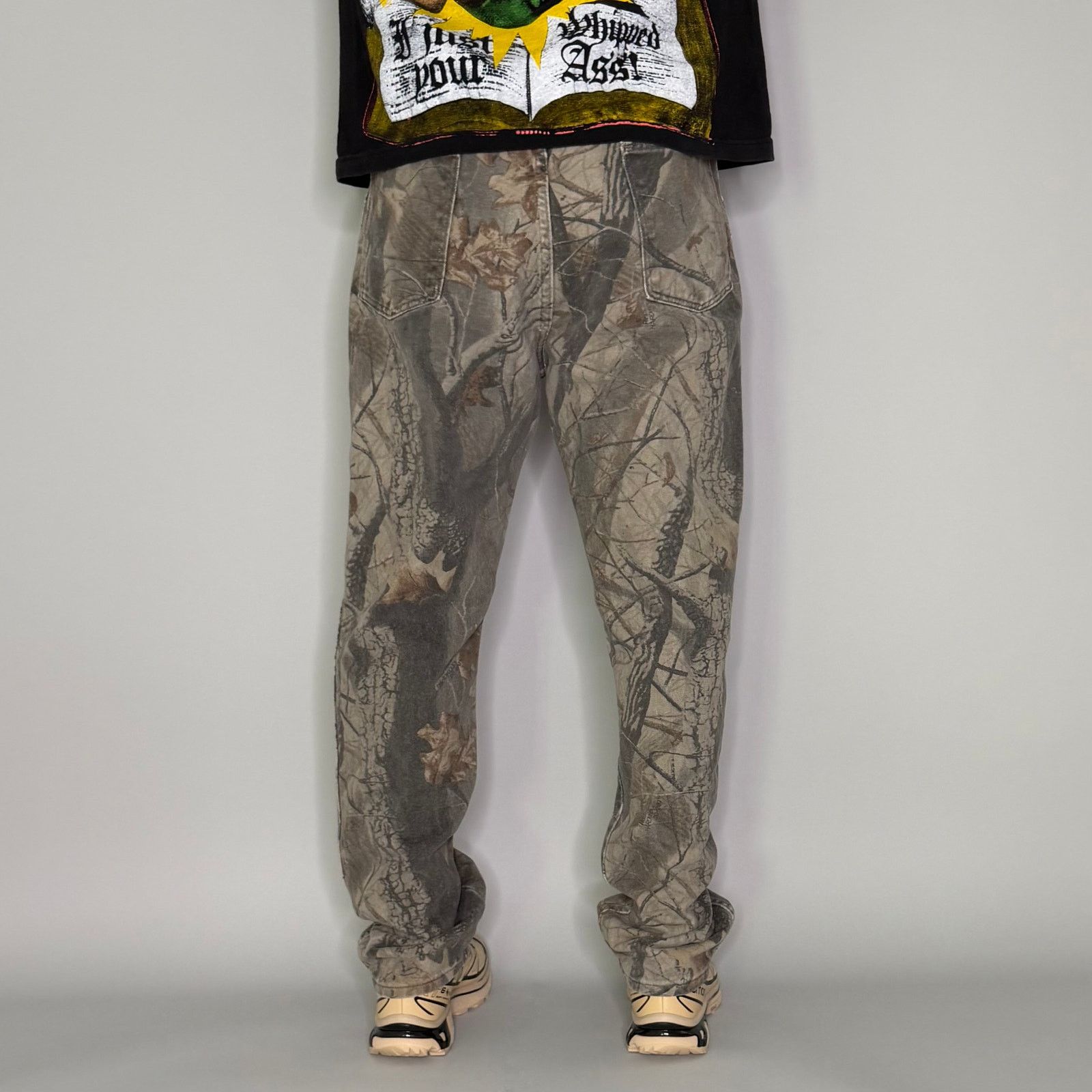 Wrangler Vintage 90s Wrangler Camo Jeans 36x32 Baggy Denim Real Tree Size US 36 / EU 52 - 3 Thumbnail