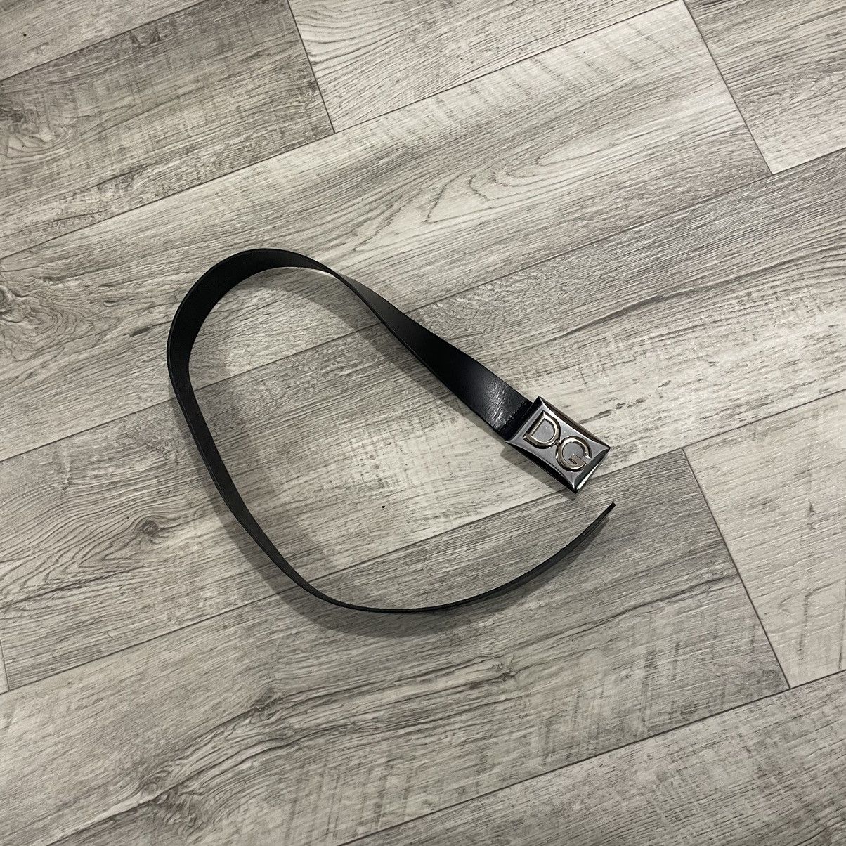 Dolce & Gabbana 💯 DOLCE & GABBANA Belt leather black chrome cyber gaultier Size ONE SIZE - 1 Thumbnail