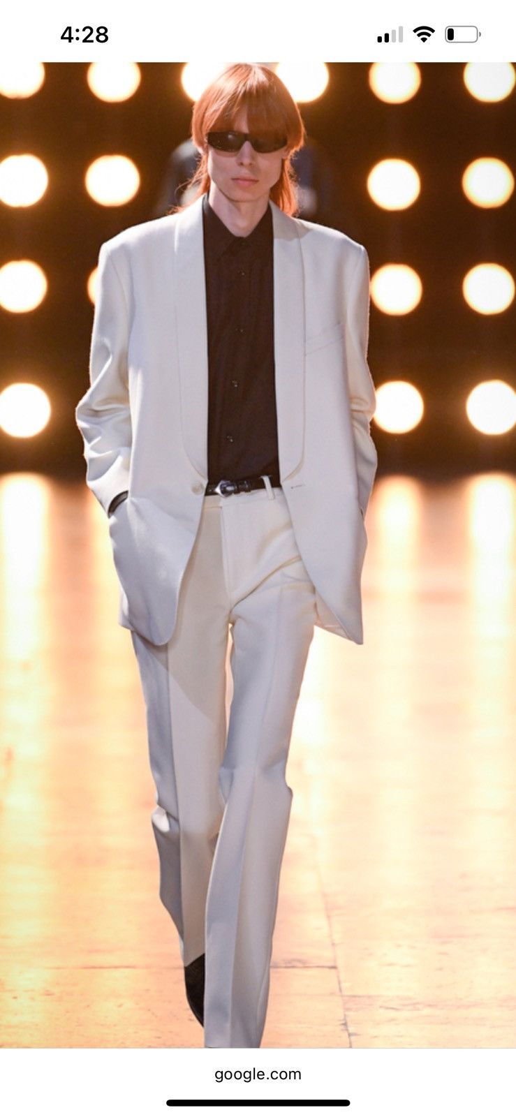 Celine Celine SS 2023 White Blazer Size 44S - 3 Thumbnail