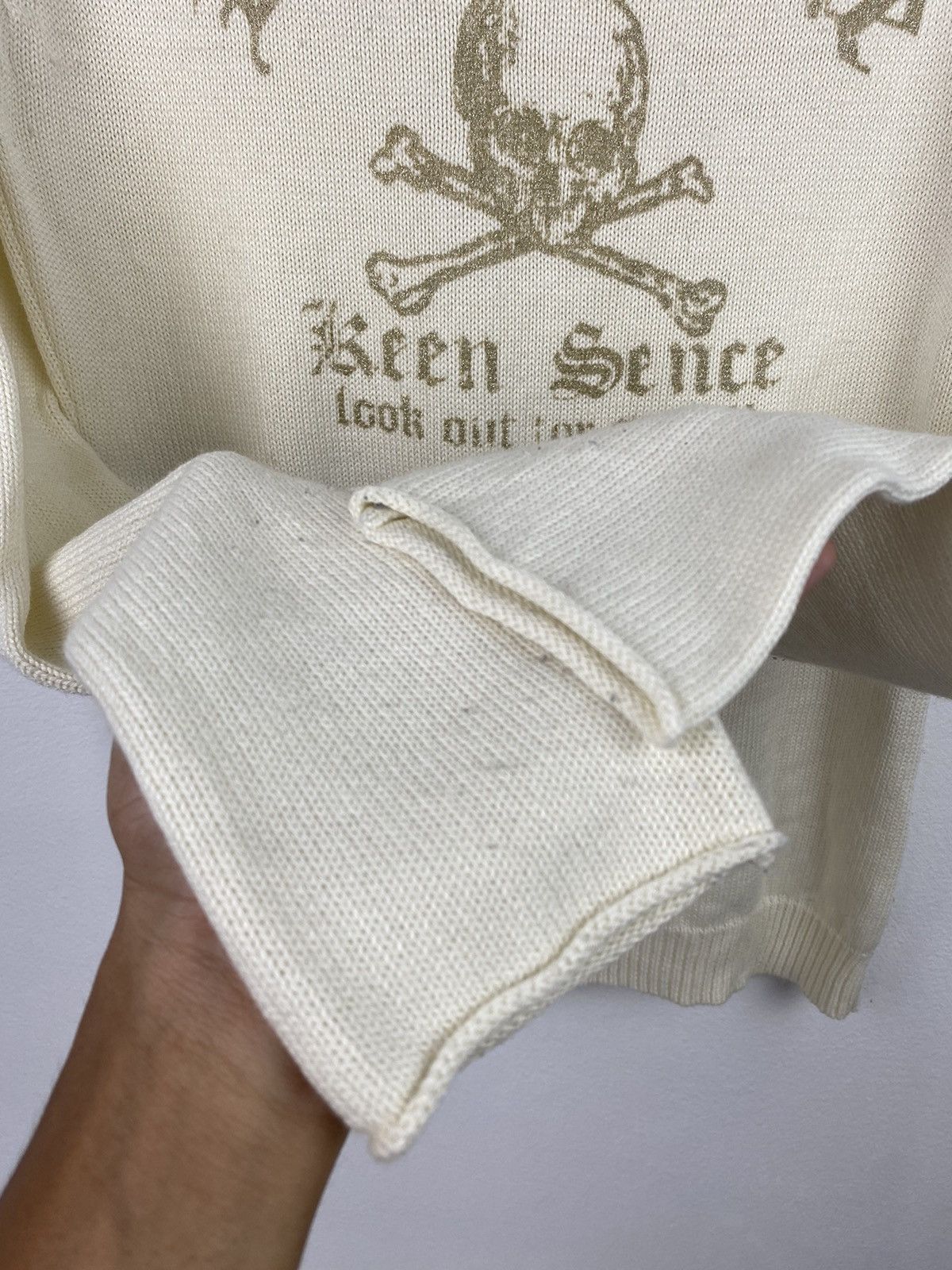 Japanese Brand Bearable Skull Knitwear Size US XS / EU 42 / 0 - 4 Thumbnail