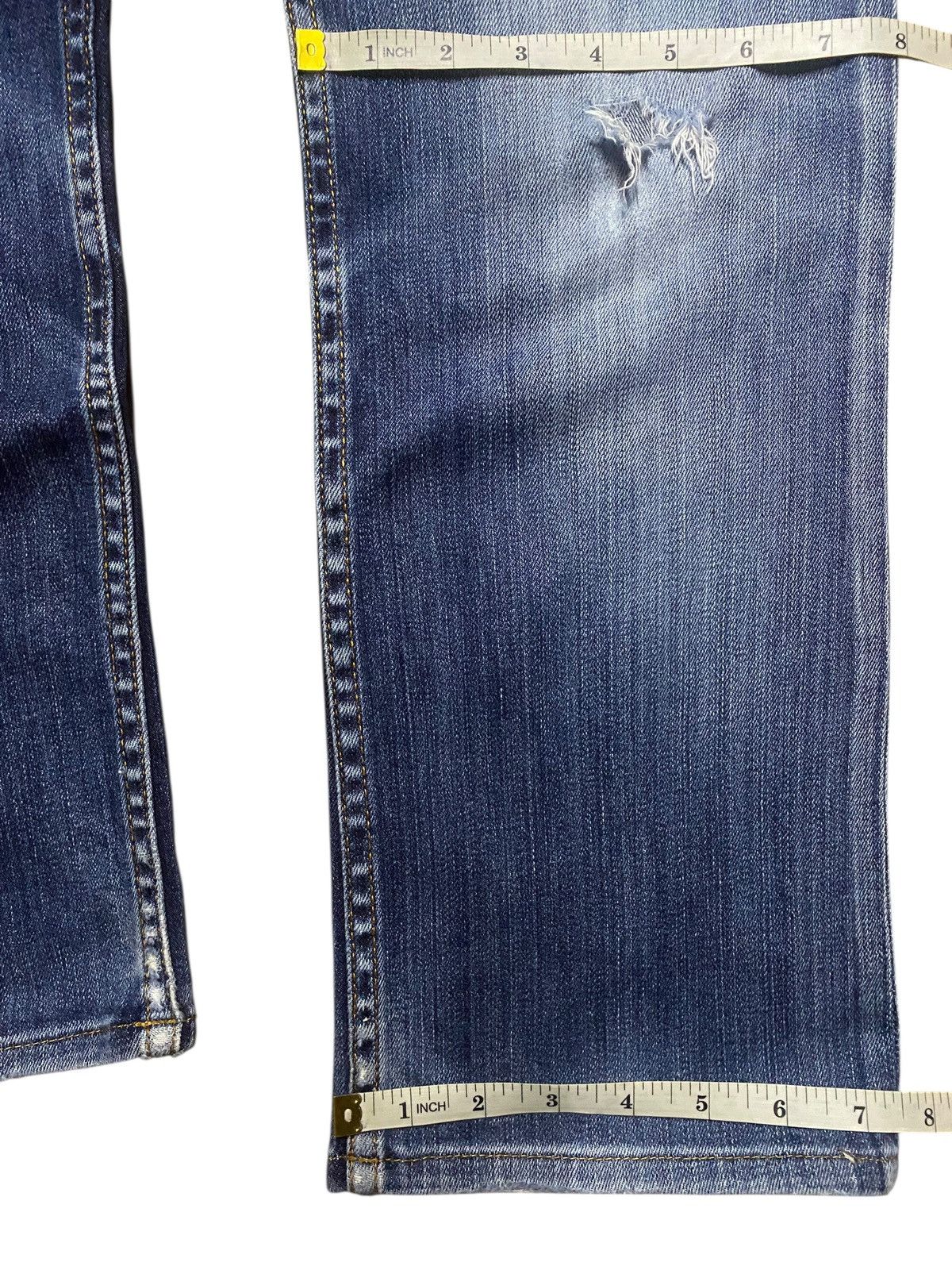 Japanese Brand Vintage Japanese Brand Monseur Nicole Distressed Jeans Size US 32 / EU 48 - 15 Thumbnail