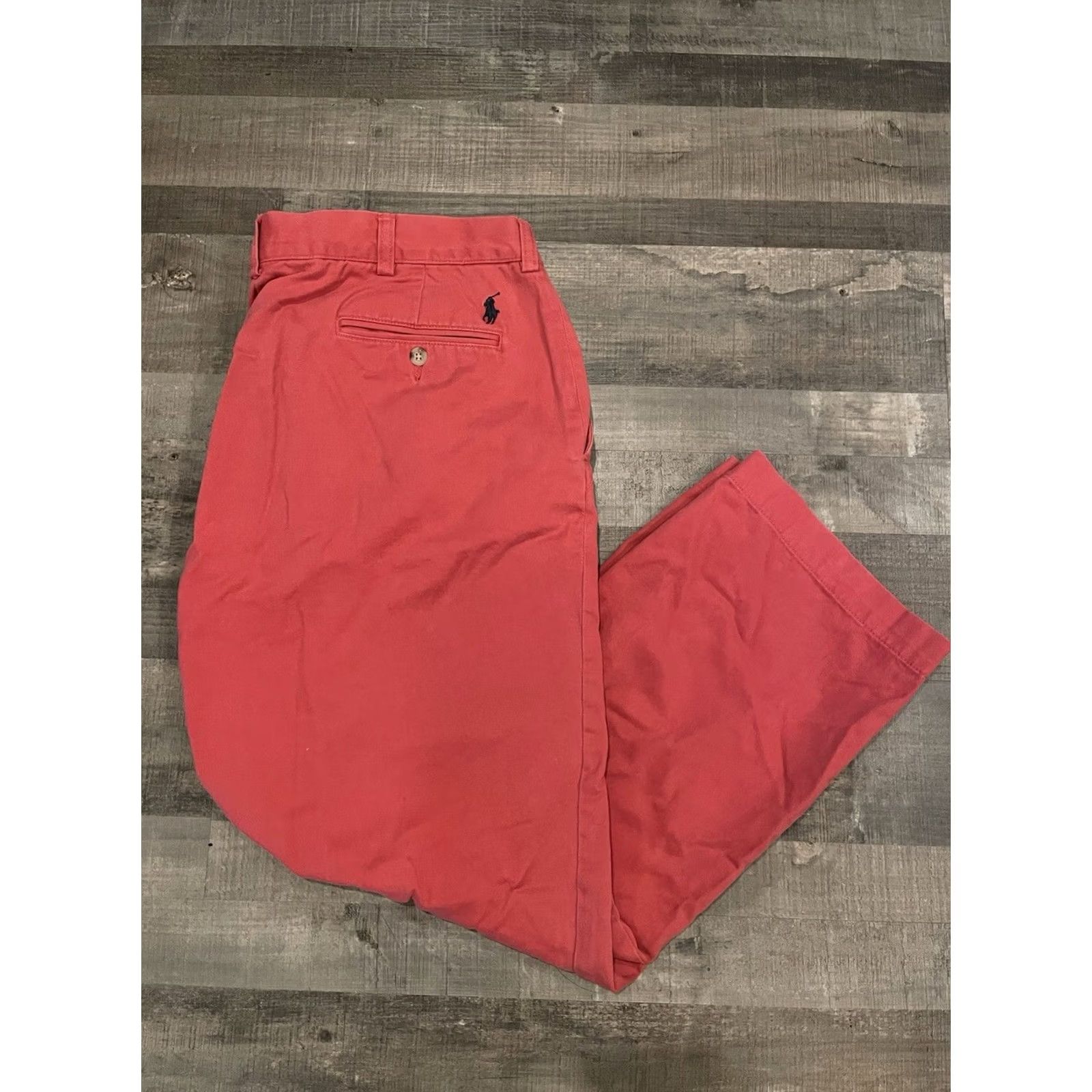 Polo Ralph Lauren Polo Ralph Lauren Preston Chino Pants Pink Mens 36x30 Slim/Relaxed Straight Cotton Twill Vintage Vintage: Yes 90s Retro Hipster Preppy Size US M / EU 48-50 / 2 - 2 Thumbnail