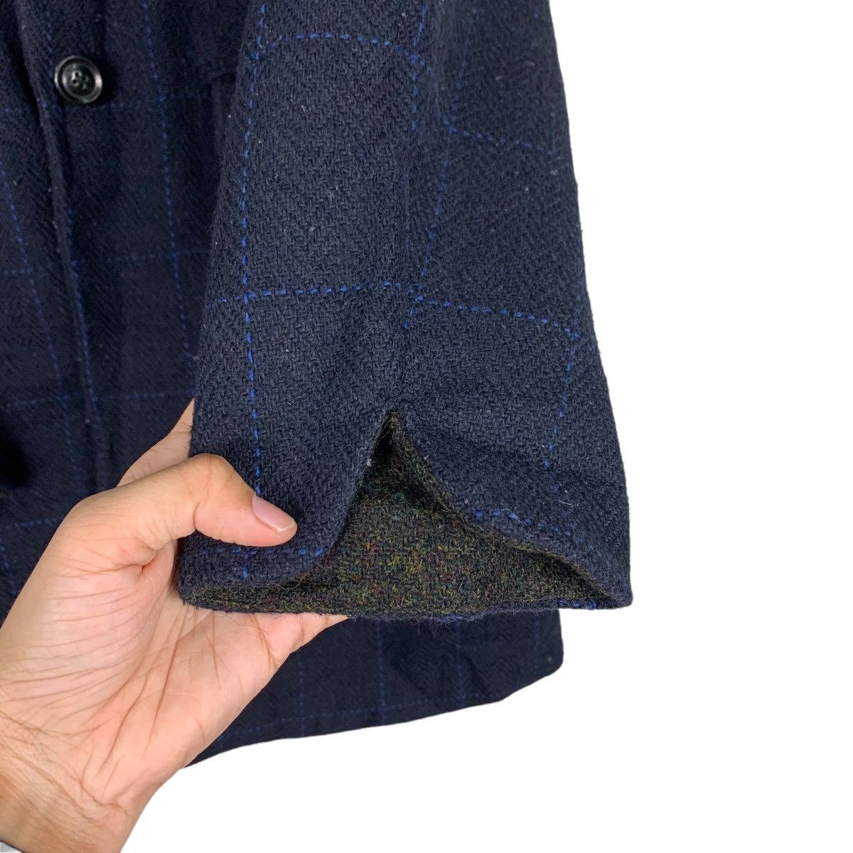 Harris Tweed SEVENDAYS-SUNDAY HARRIS TWEED CHECKED COAT #0197-C10 Size US M / EU 48-50 / 2 - 14 Thumbnail
