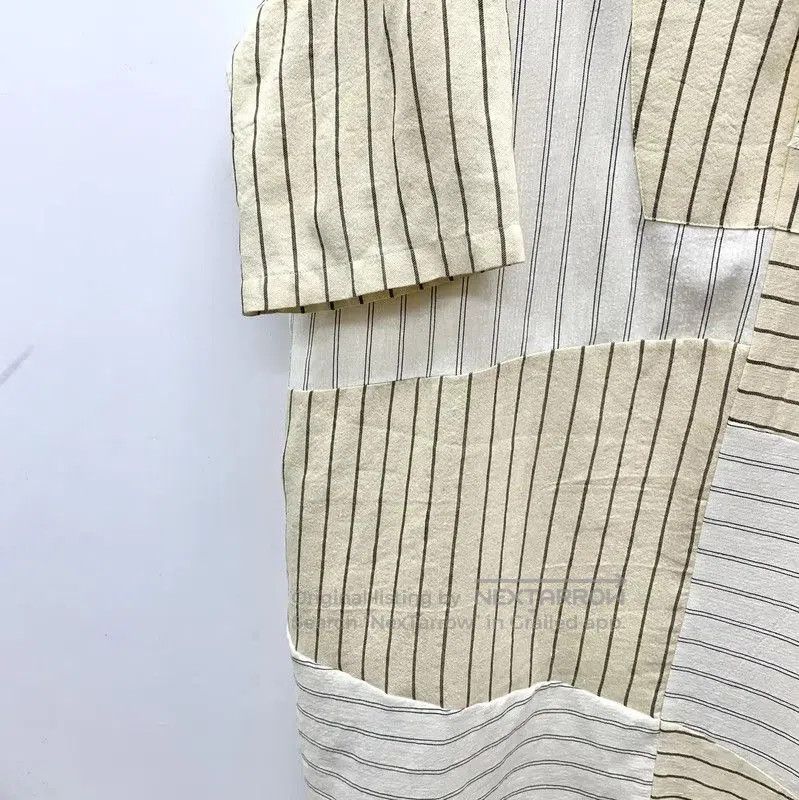 Loewe Loewe Color-Block Linen Dress in XS Size . Size XS / US 0-2 / IT 36-38 - 3 Thumbnail