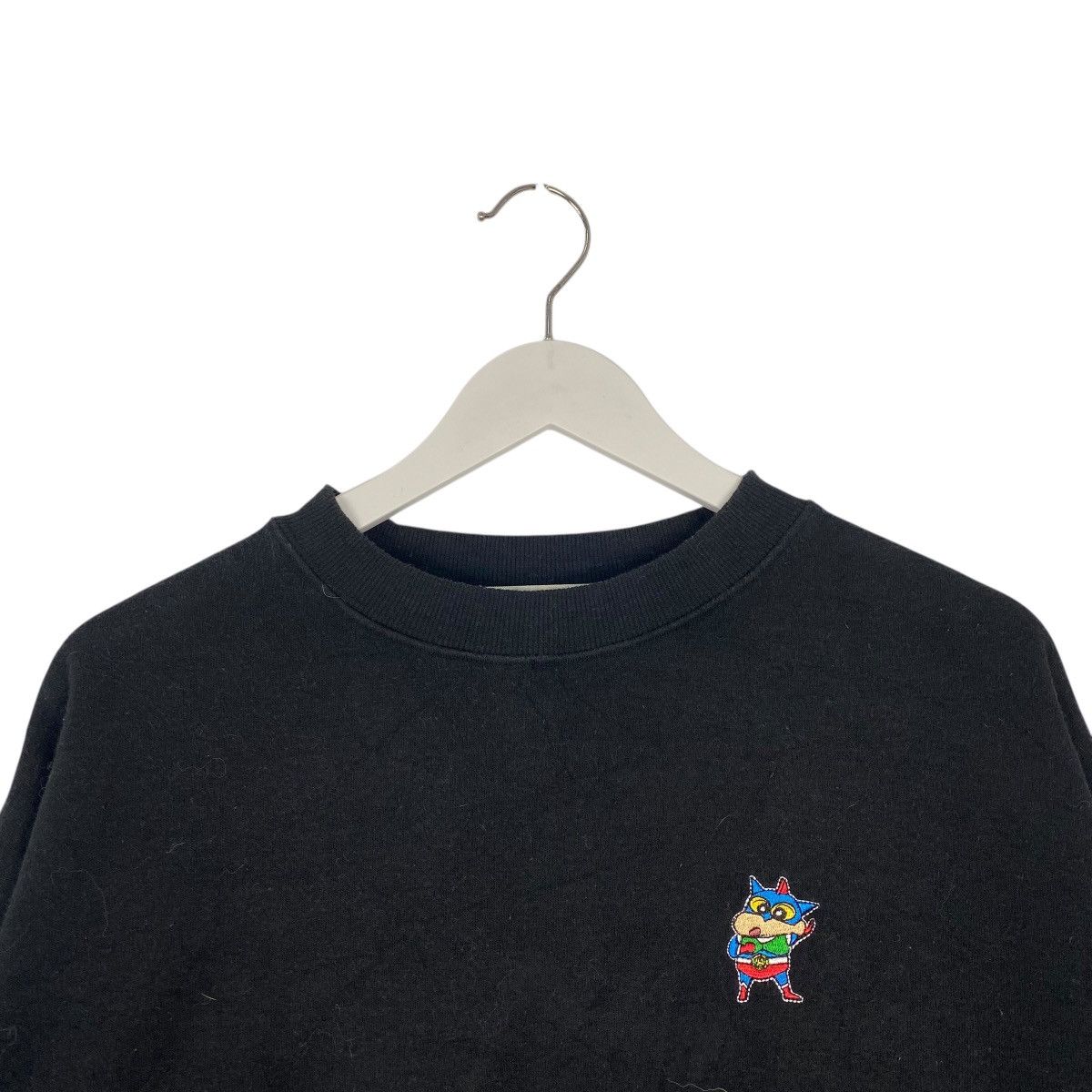 Other Vintage Crayon ShinChan Small Logo Embroidered Crew Black Size US L / EU 52-54 / 3 - 4 Thumbnail