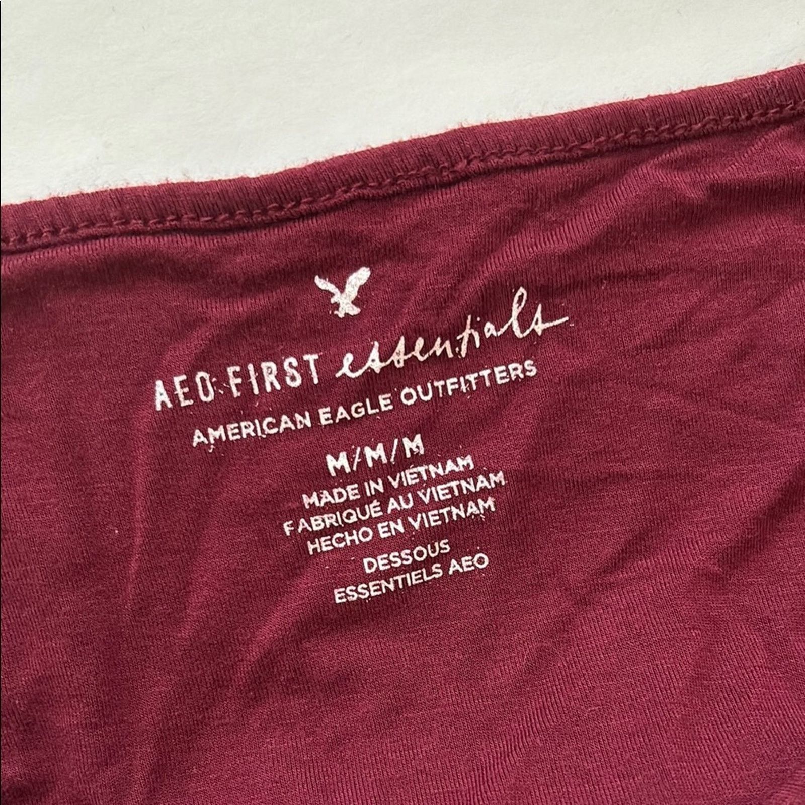 The Unbranded Brand American Eagle Burgundy Lace Halter Bodysuit Size Medium Size M / US 6-8 / IT 42-44 - 4 Thumbnail