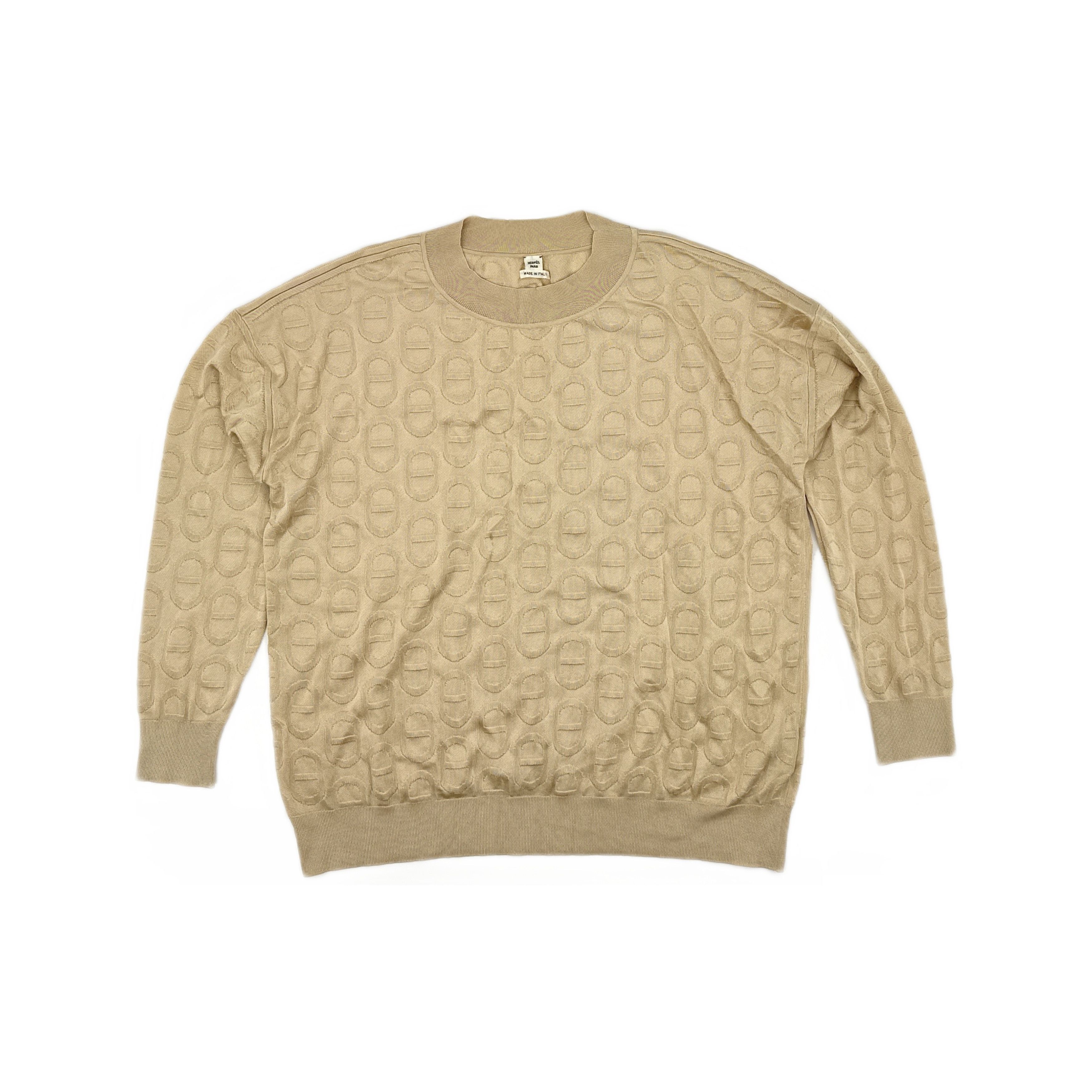 Hermes Hermes Chain Pattern Knit Sweater Size FR 40 Size M / US 6-8 / IT 42-44 - 1 Thumbnail