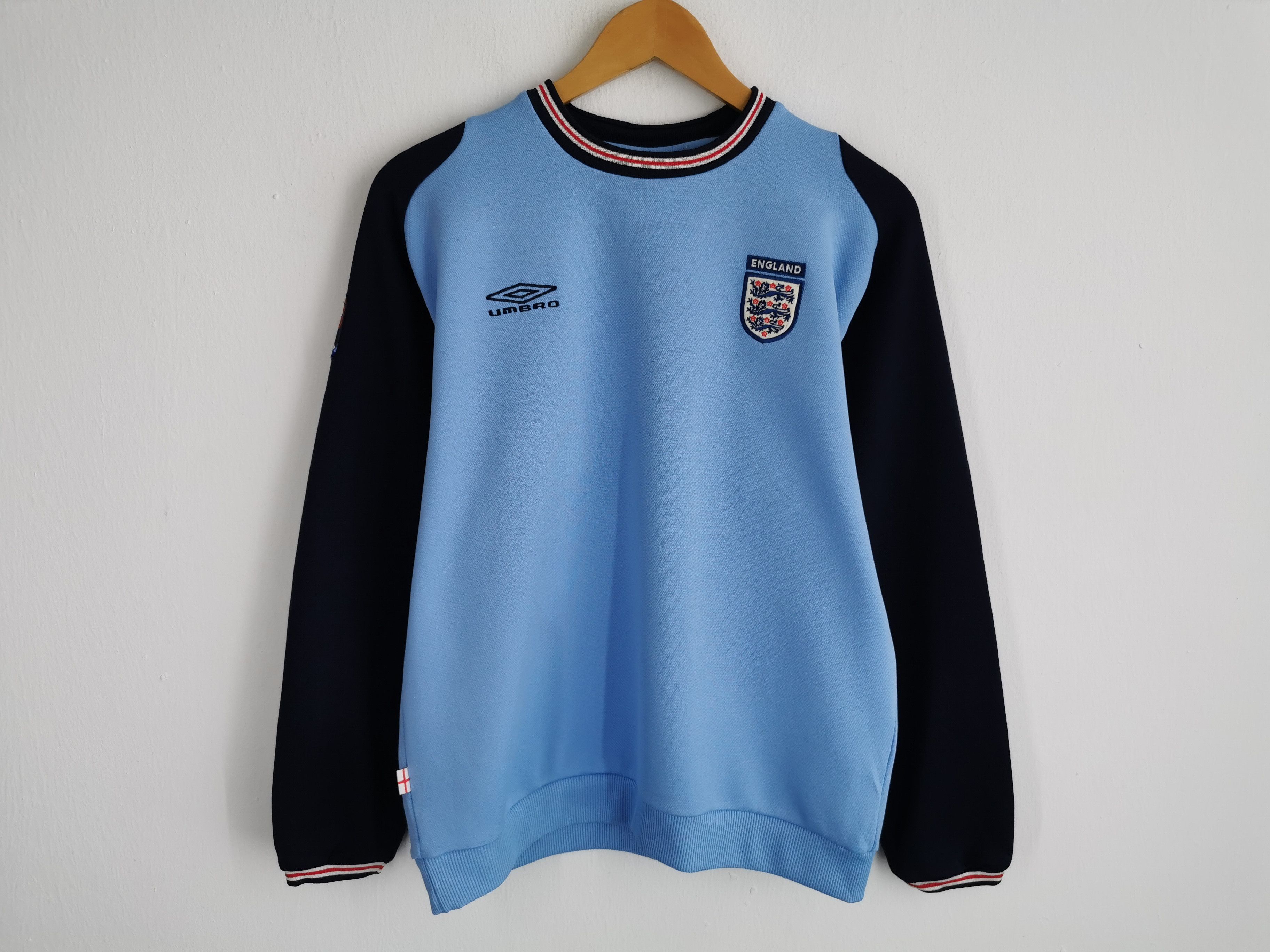 Umbro Vintage 00s Umbro England Football Pullover Jacket Size M Size US M / EU 48-50 / 2 - 1 Thumbnail