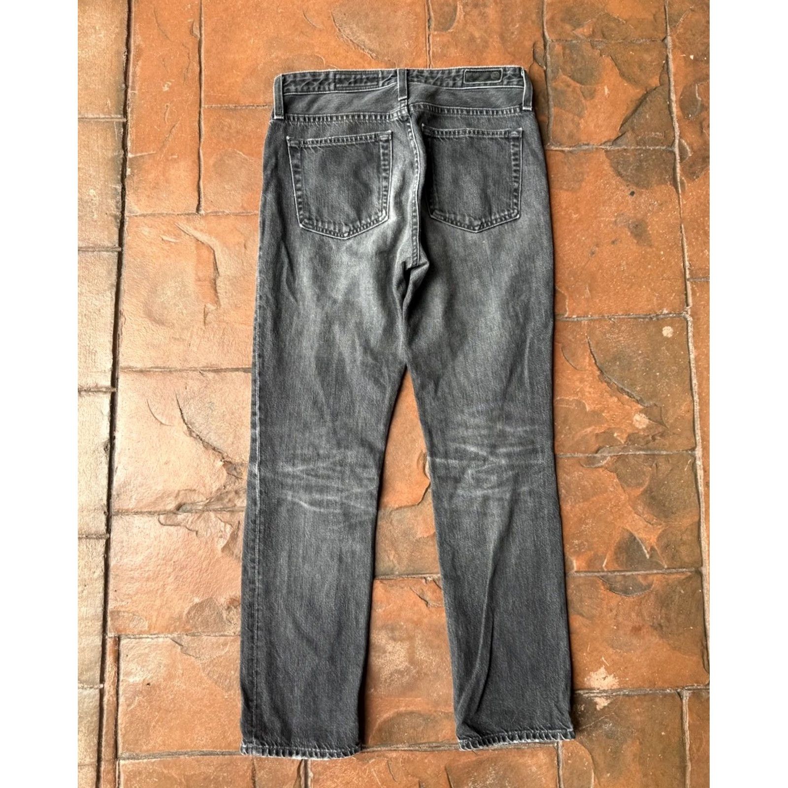 Vintage AG Adriano Goldschmied Isabelle Jeans Women’s 26R Gray High Rise Straight Leg Jeans Size 26" / US 2 / IT 38 - 2 Thumbnail