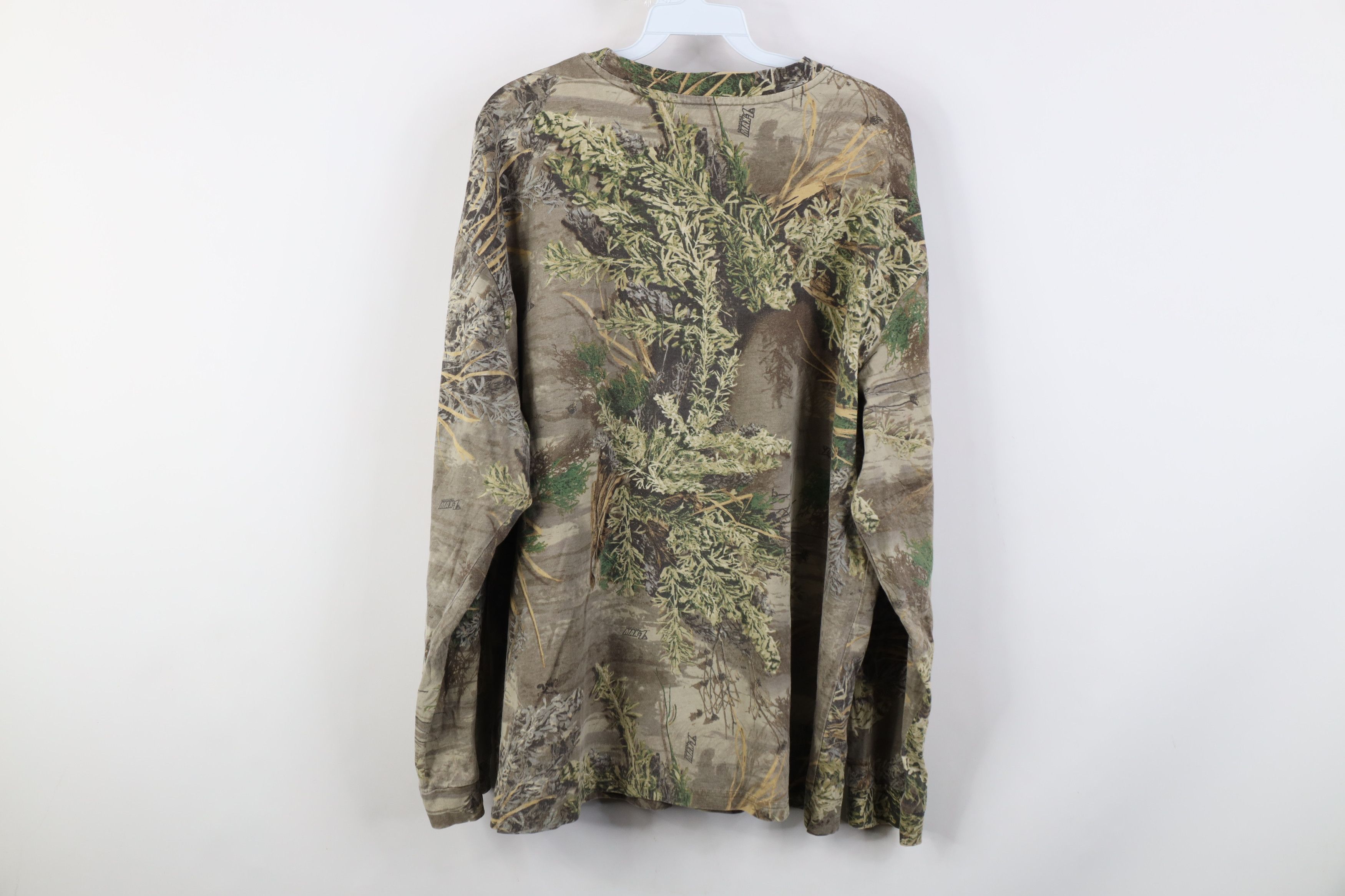 Vintage Vintage Y2K Streetwear Camouflage Long Sleeve Pocket T-Shirt Size US XXL / EU 58 / 5 - 8 Thumbnail