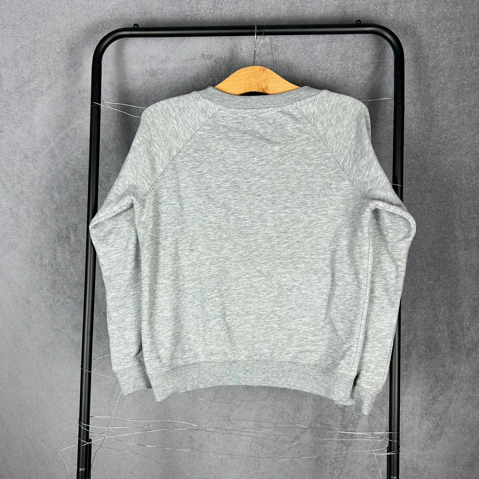A.P.C. A.P.C grey crewneck big logo haft spellout print Size S / US 4 / IT 40 - 2 Thumbnail