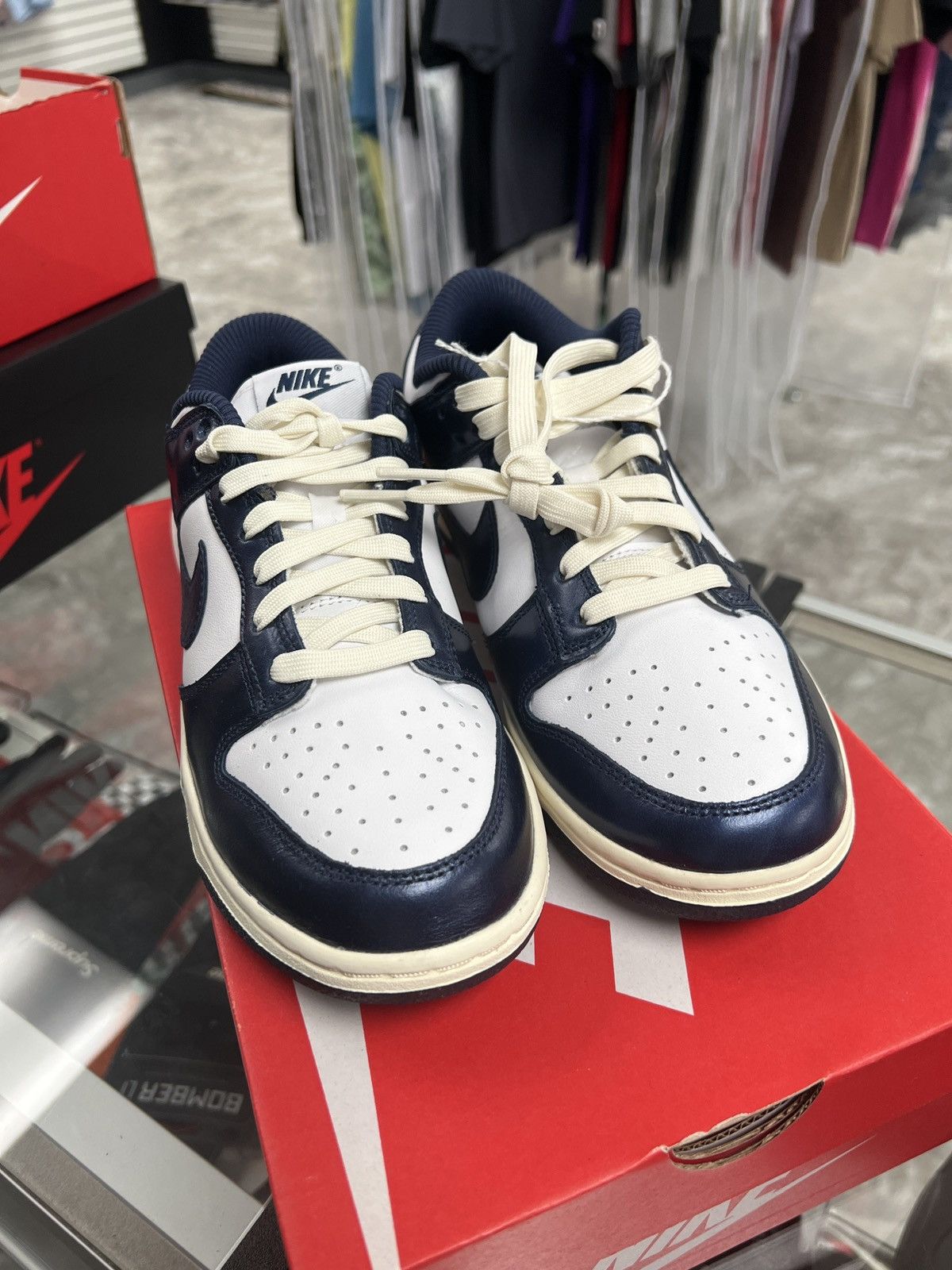 Nike Nike Dunk Low Vintage Blue Size US 9 / IT 39 - 3 Thumbnail