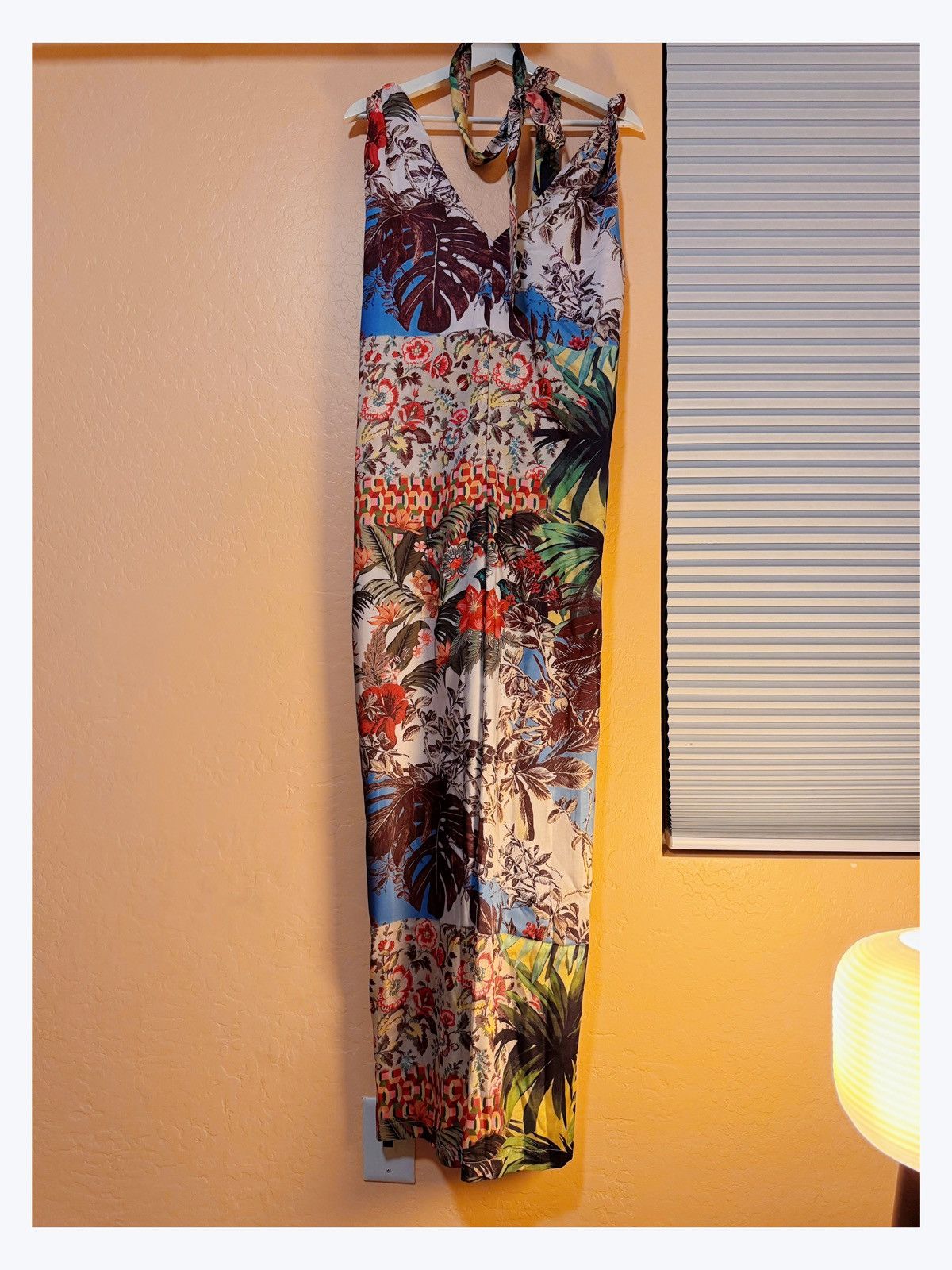 Other Boho Tropical Patchwork Jumpsuit – Size L (NWT without tag) Size 34" / US 12 / IT 48 - 1 Thumbnail