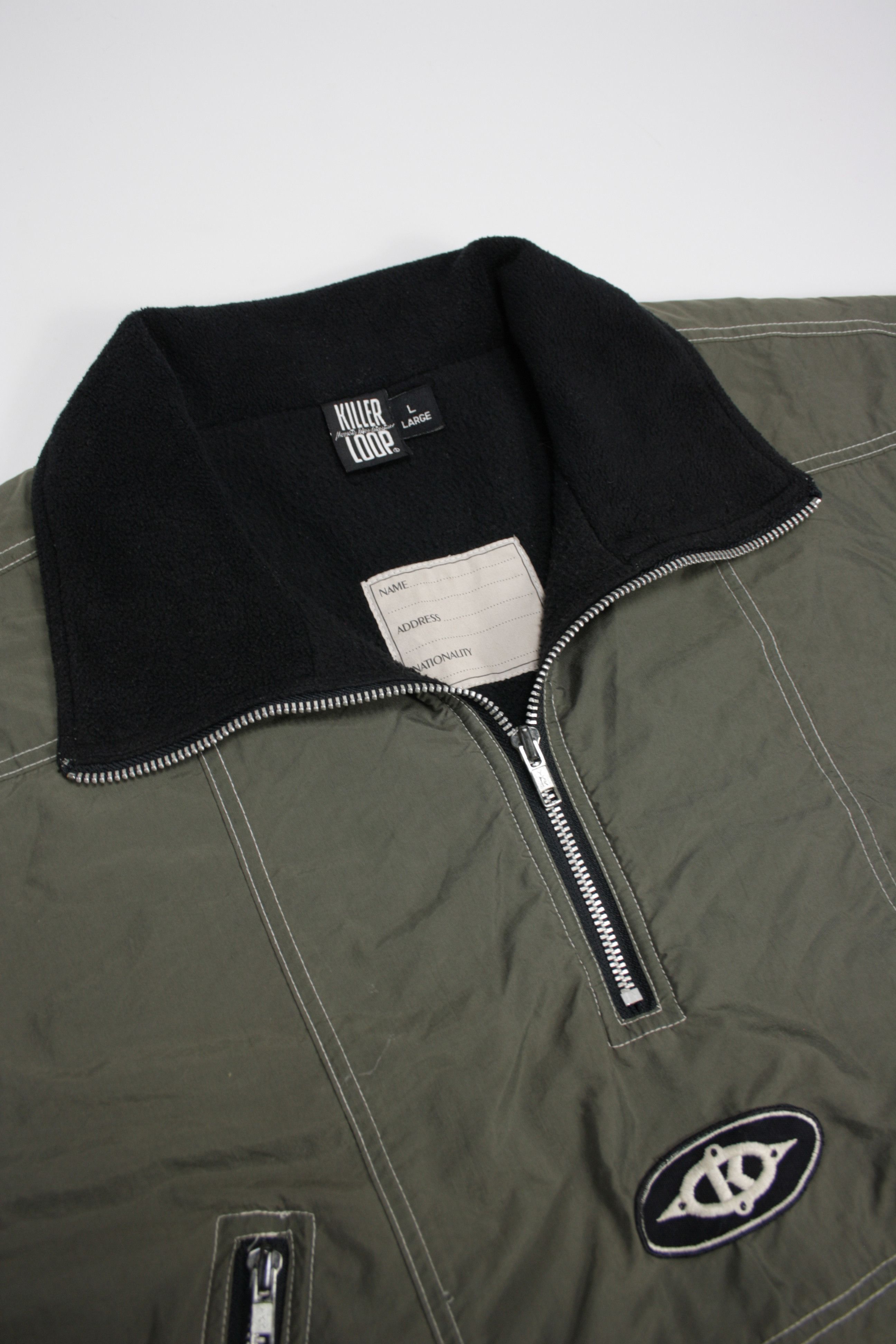 Japanese Brand × Vintage Killer Loop Y2K Vintage Fleece & Nylon Anorak Jacket Size US L / EU 52-54 / 3 - 5 Thumbnail