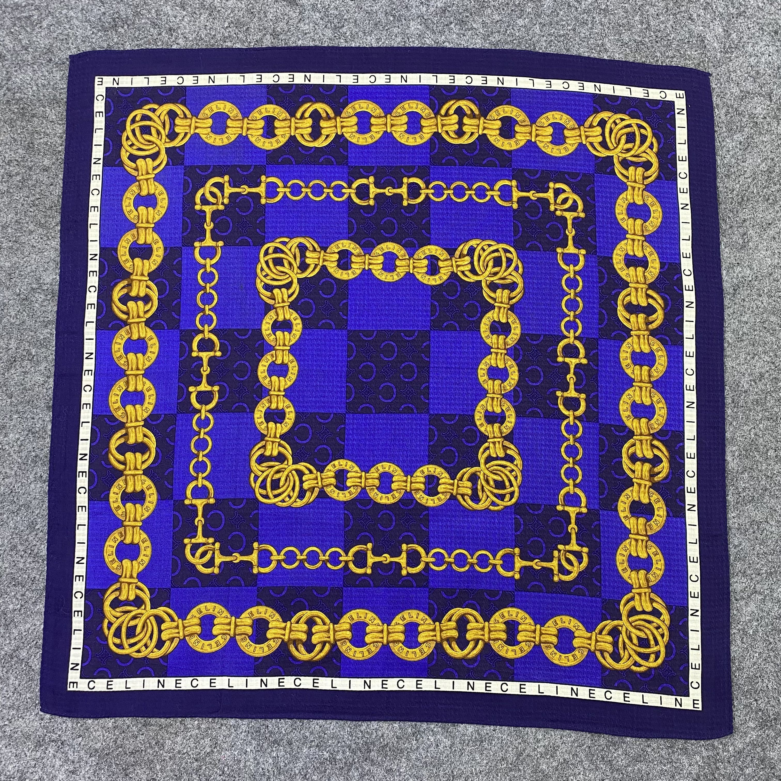 Celine Celine Handkerchief Neckerchief Bandana-B1786 Size ONE SIZE - 3 Thumbnail