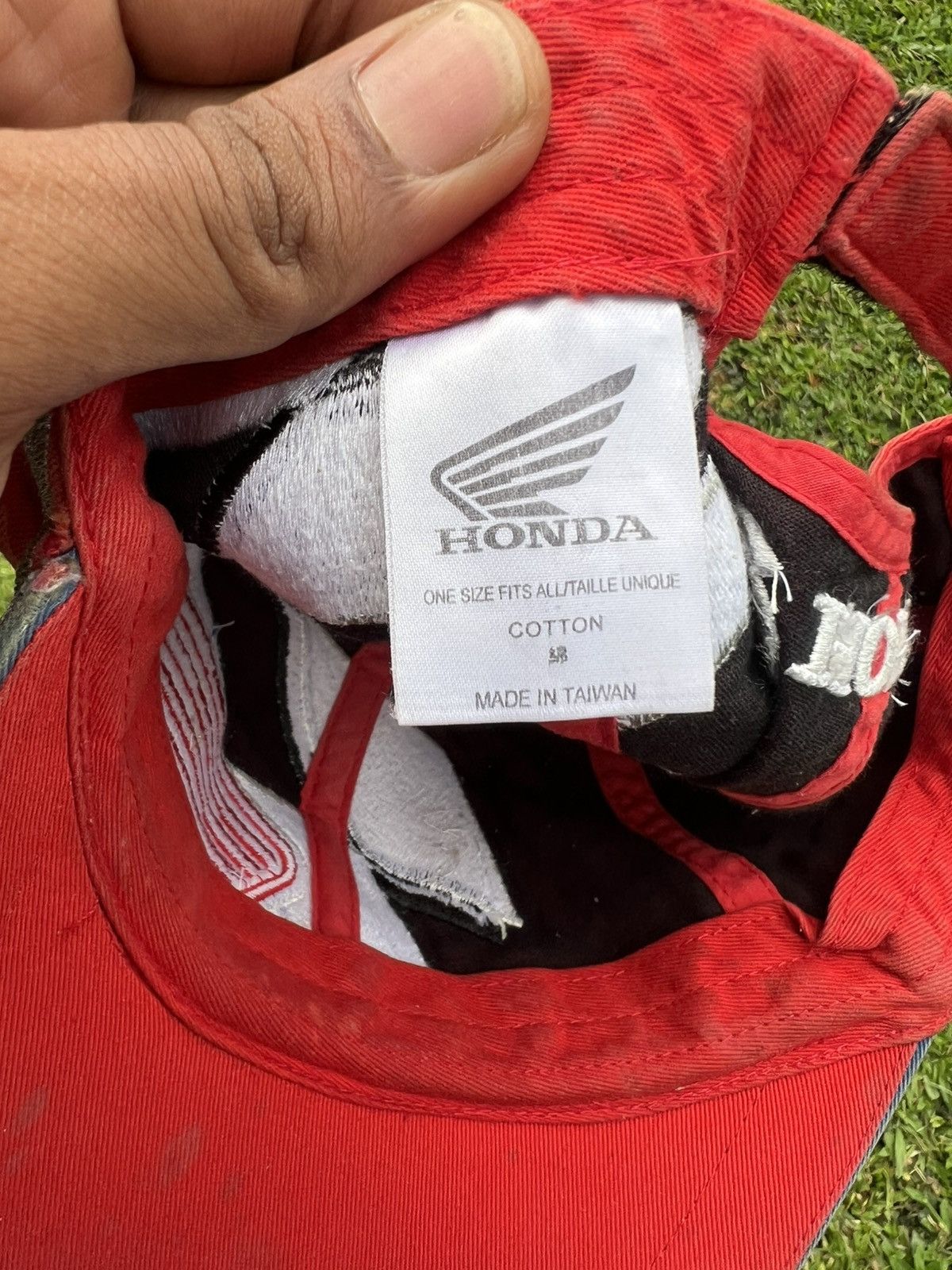 Honda × Vintage HONDA RACING EMBROIDERY HAT Size ONE SIZE - 7 Thumbnail