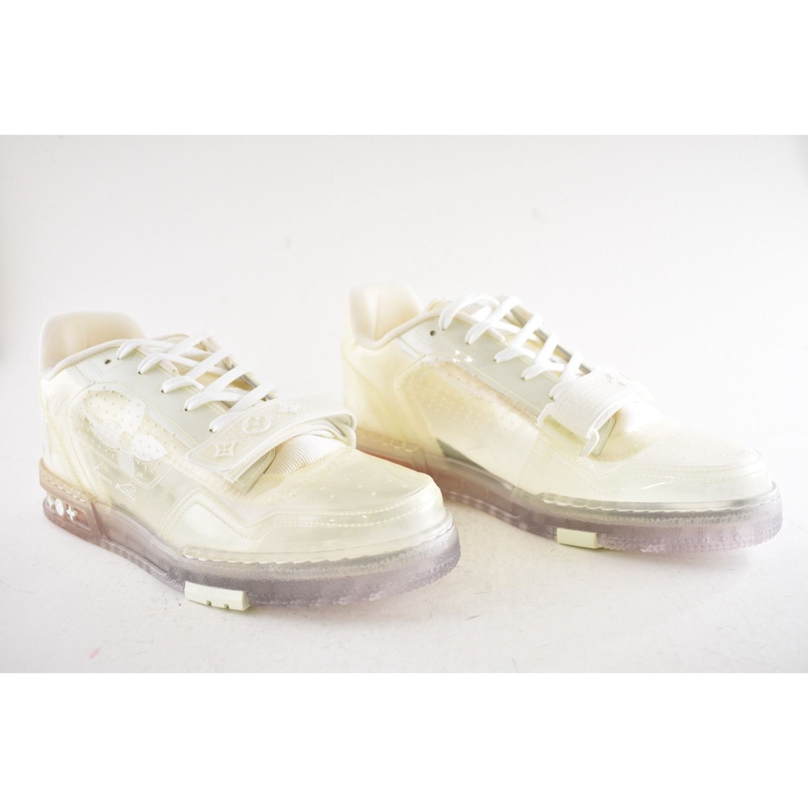 Louis Vuitton Louis Vuitton Transparent Clear PVC Strap Low Top Trainer Size US 9 / EU 42 - 5 Thumbnail