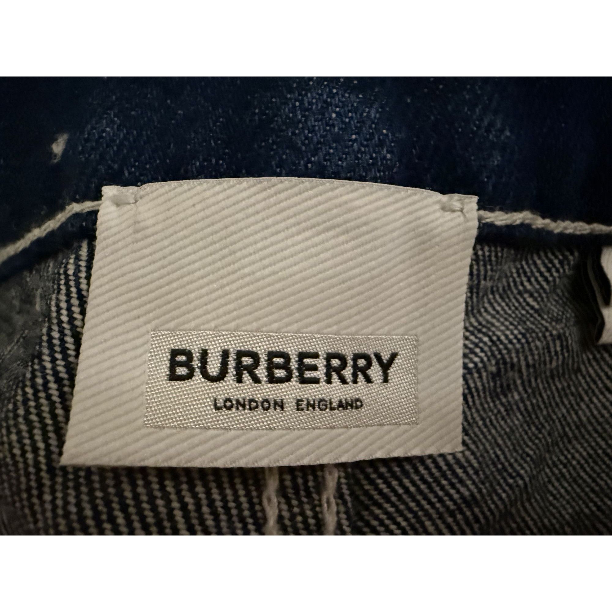 Burberry Burberry London England Monogram Denim Jeans With Cuffed Hem Size 29" - 6 Thumbnail
