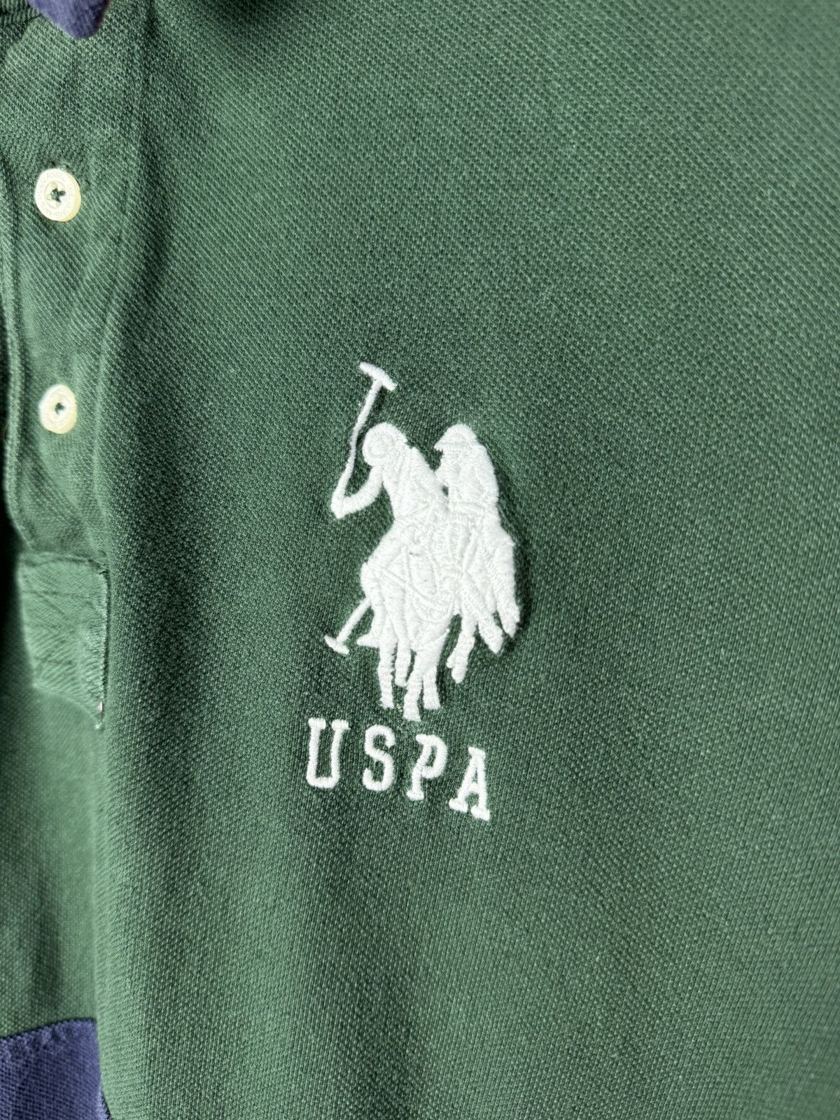 Other Vintage U.S. ASSN. USA Flag Polo Shirt size L Size US L / EU 52-54 / 3 - 6 Thumbnail