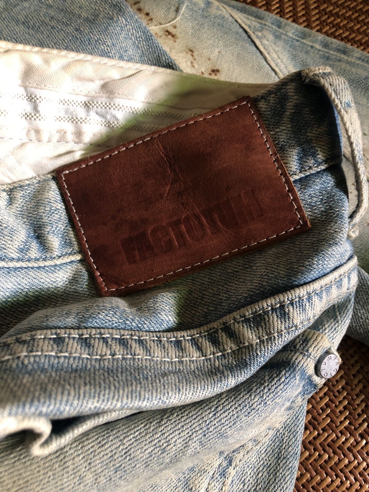 FACTOTUM Factotum Rusty Mud Max If six was nine inspired denim pants Size US 29 - 3 Thumbnail