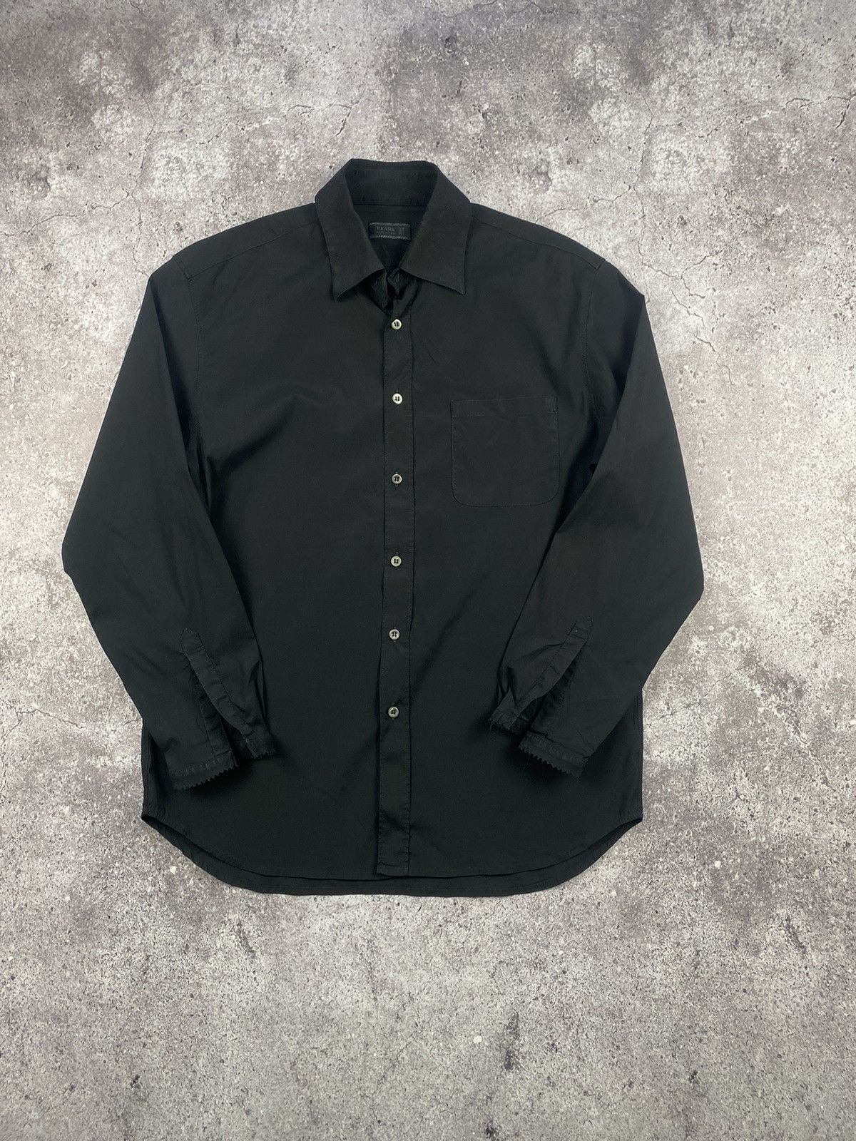 Prada Prada Pocket Nylon button ups Shirt long sleeve Size US M / EU 48-50 / 2 - 2 Thumbnail