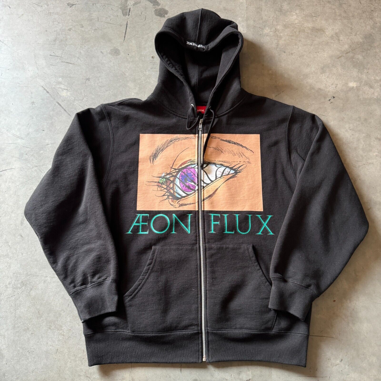 Supreme Supreme SS2022 Aeon Flux Anime Eye Zip Up Hoodie