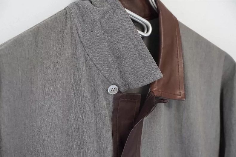 Yohji Yamamoto Yohji Yamamoto 90AW patchwork cotton shirt 2505-Nextarrow Size US M / EU 48-50 / 2 - 3 Thumbnail