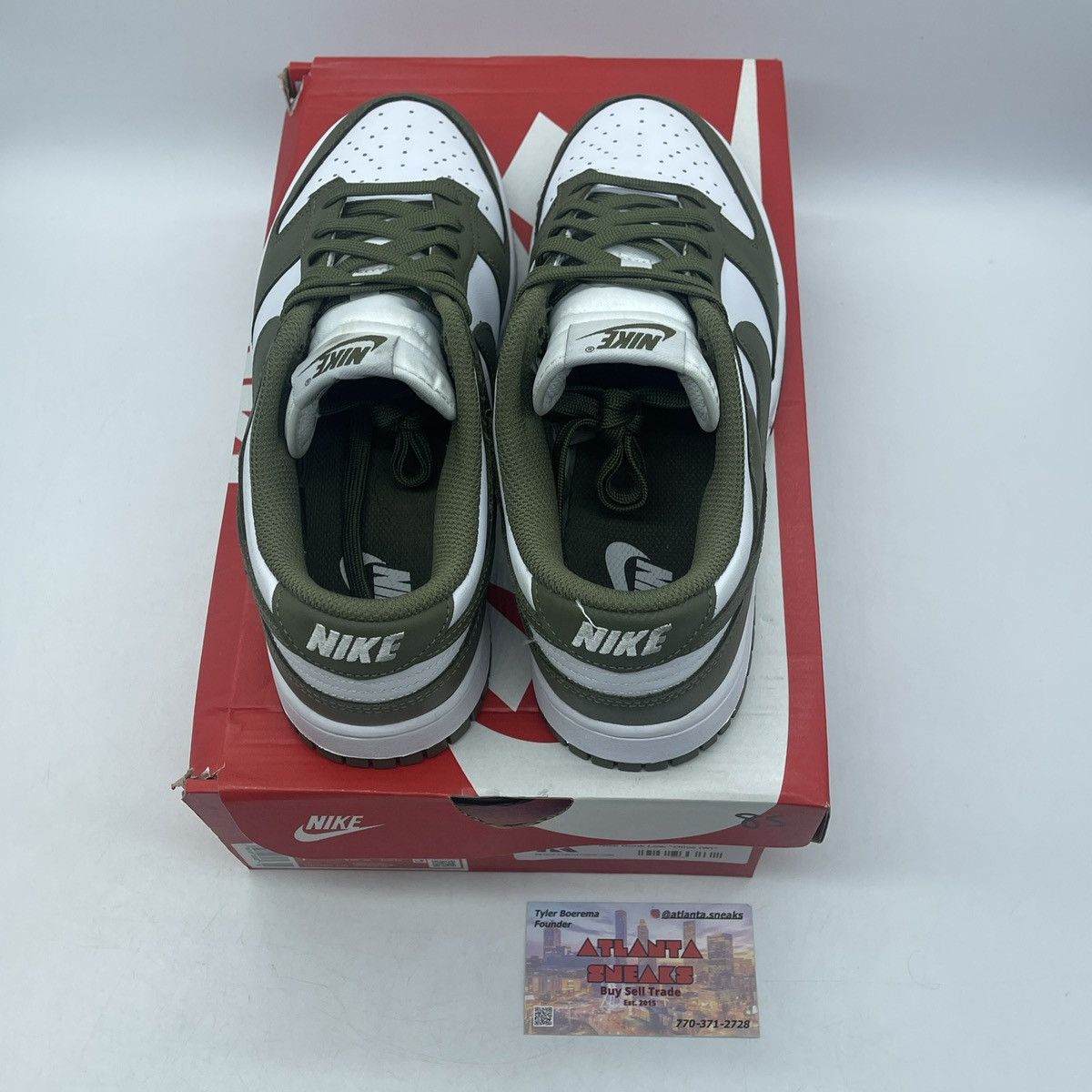 Nike Wmns dunk low medium olive Size US 8.5 / IT 38.5 - 6 Thumbnail