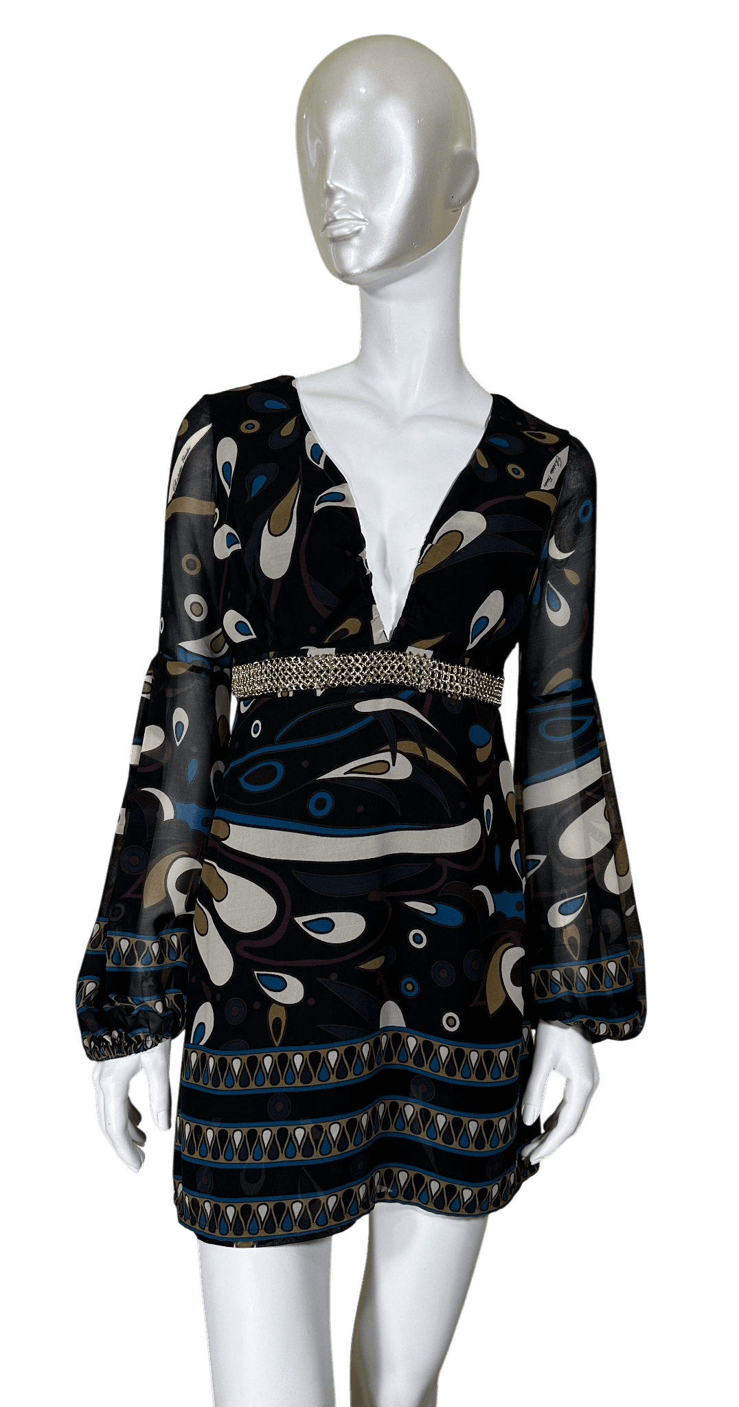 Elisabetta Franchi Midi dress Size M / US 6-8 / IT 42-44 - 1 Thumbnail