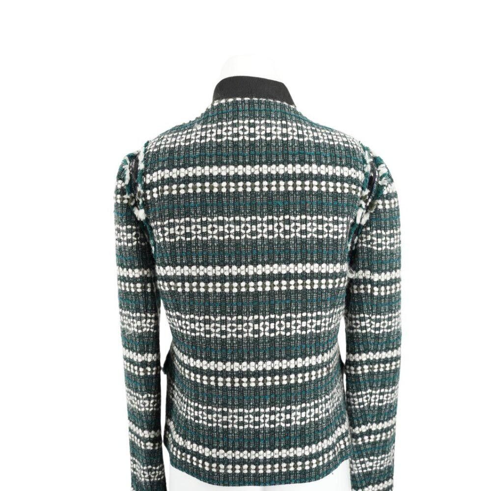 Designer NWT Tory Burch Tweed Norfolk Jacket Size 4 Size S / US 4 / IT 40 - 5 Thumbnail