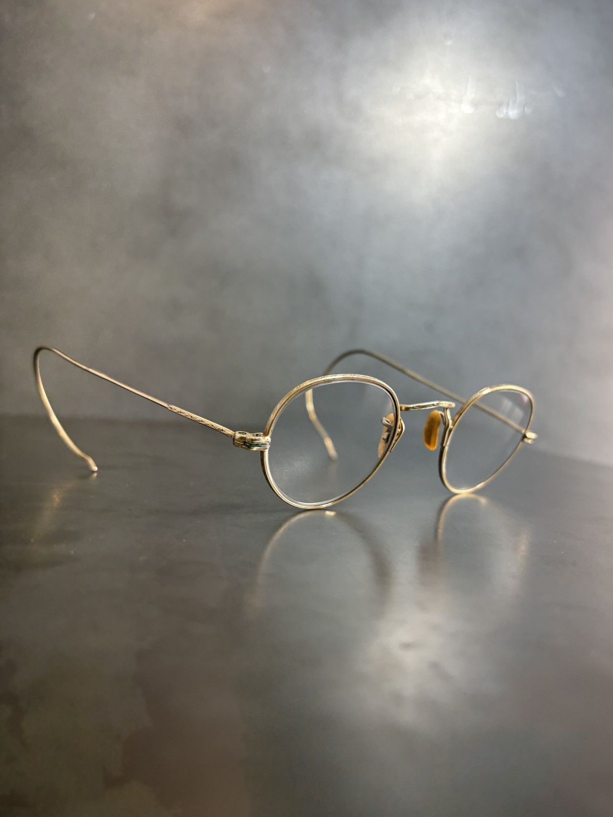 Imperial Antique Eyeglasses 1920s Imperial Gold Fill Spectacles 1900s Size ONE SIZE - 2 Thumbnail